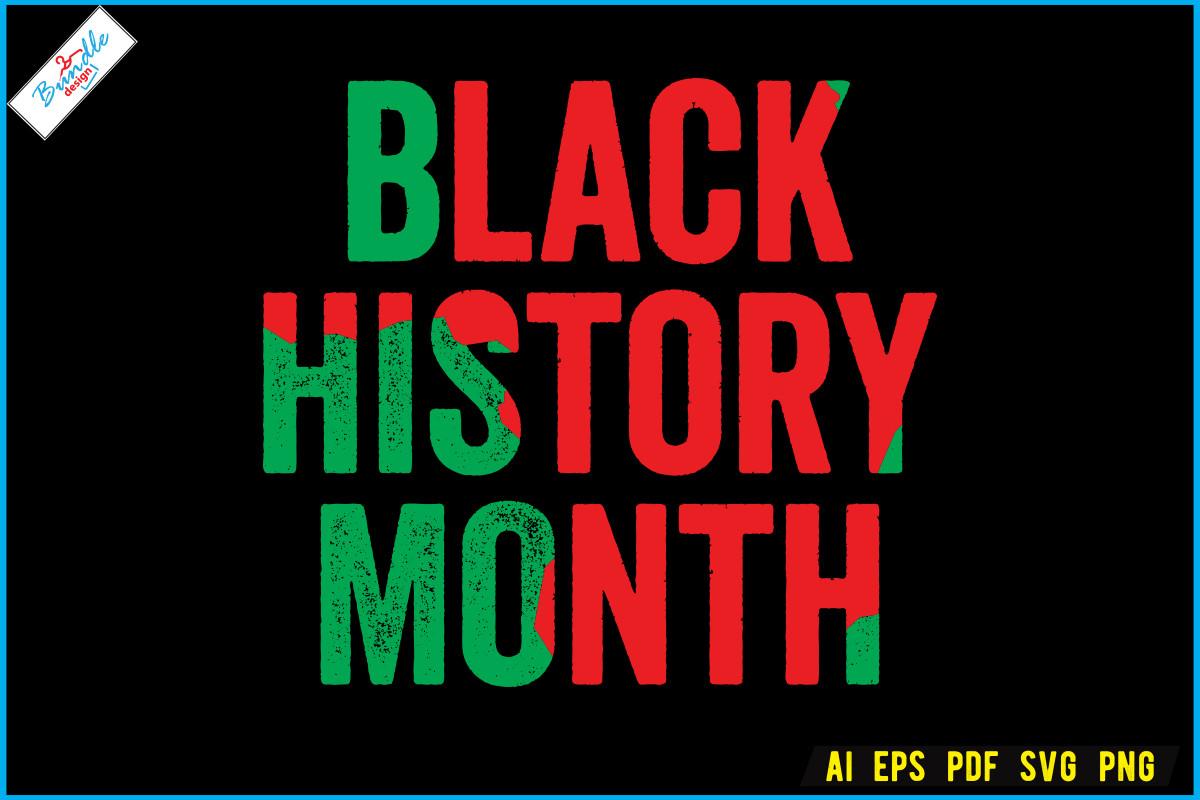 Black History T-Shirt Design