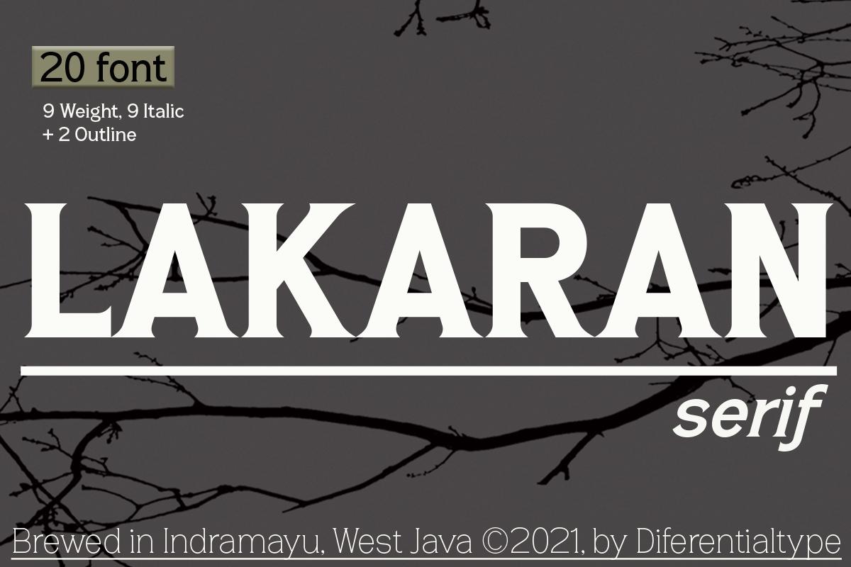 Lakaran Font