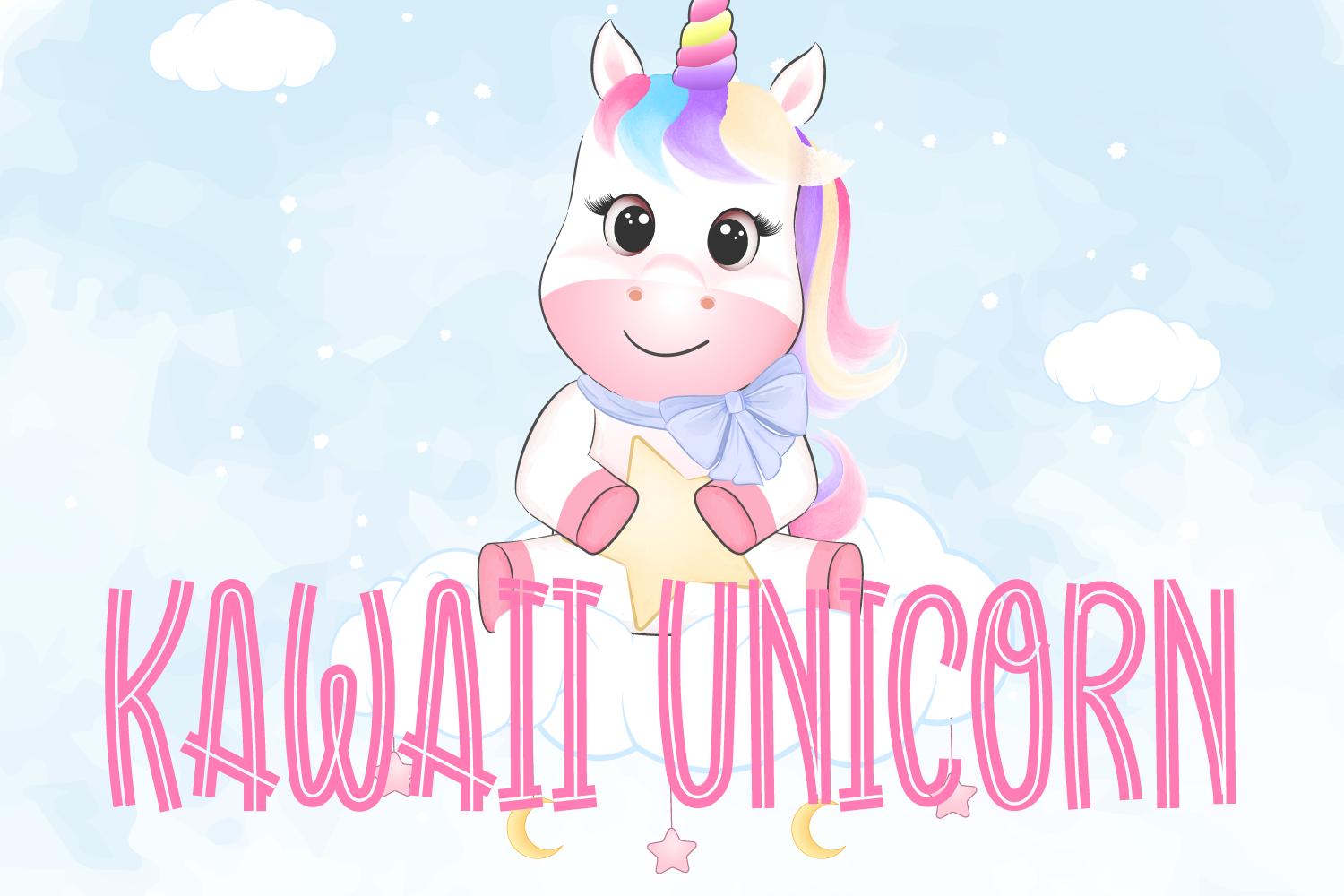 Kawaii Unicorn Font