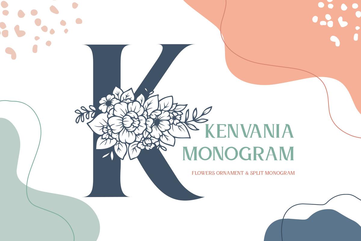Kenvania Monogram Font