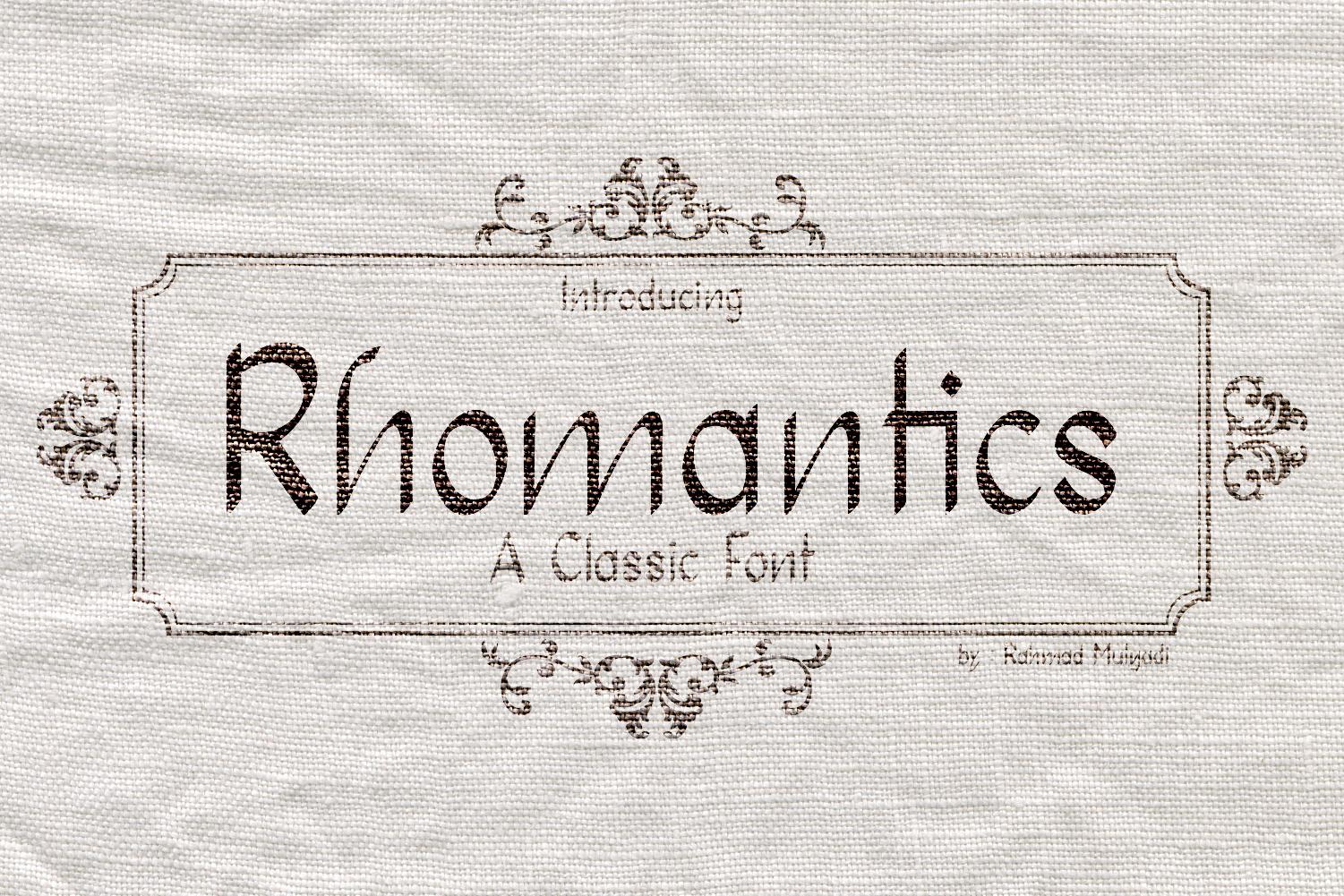 Rhomantics Font