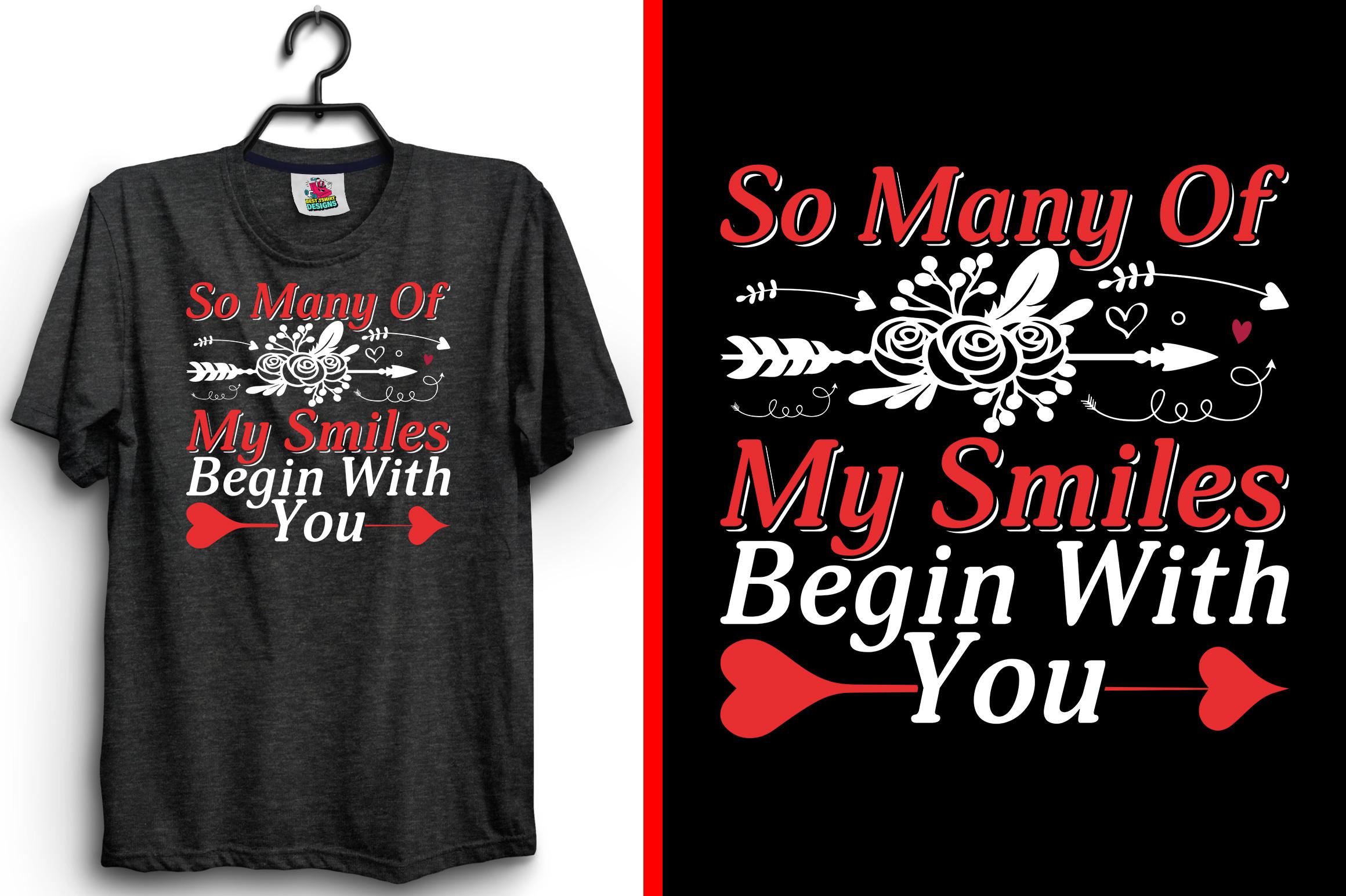 So Many Valentine's Day T-Shirt Design