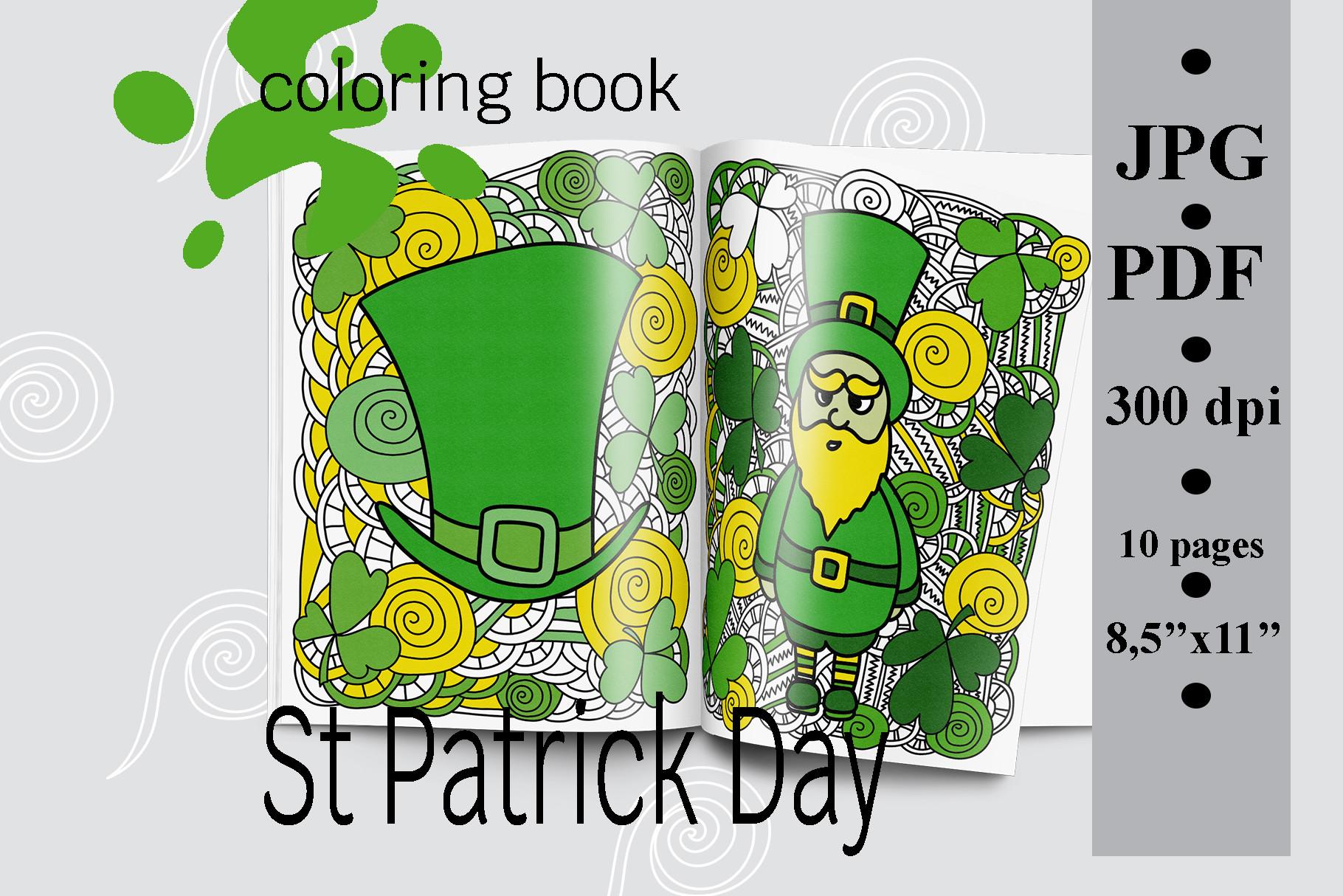 St Patrick Day Coloring Book