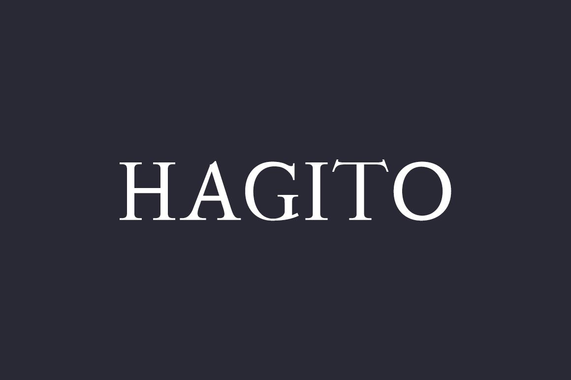 Hagito Font