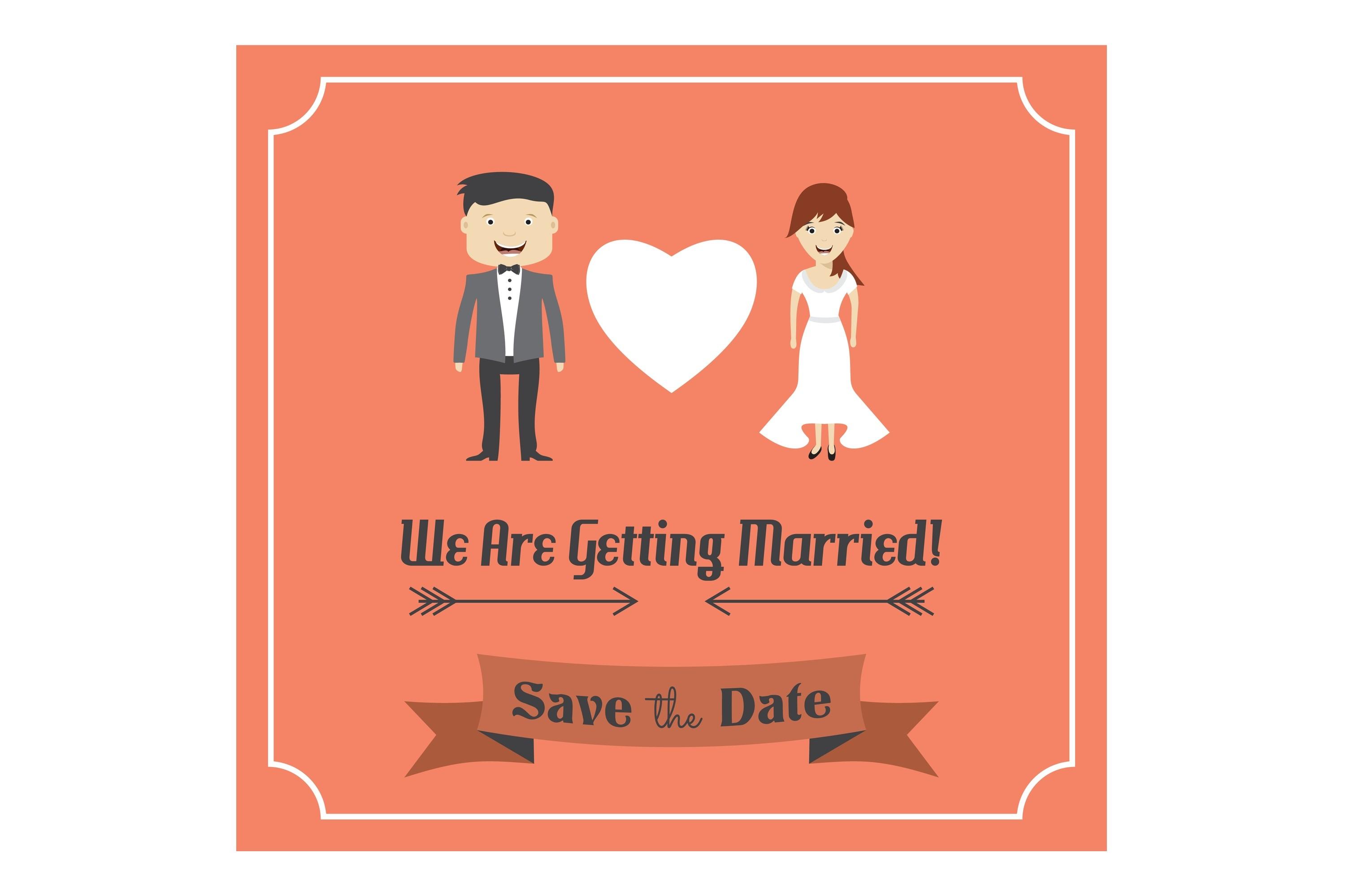 Bride and Groom Wedding Vector Icon