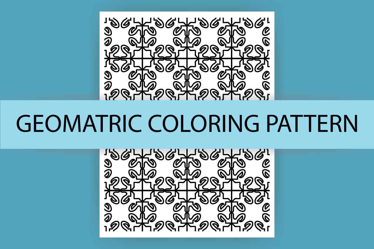 Geometric Coloring Pattern - KDP Book