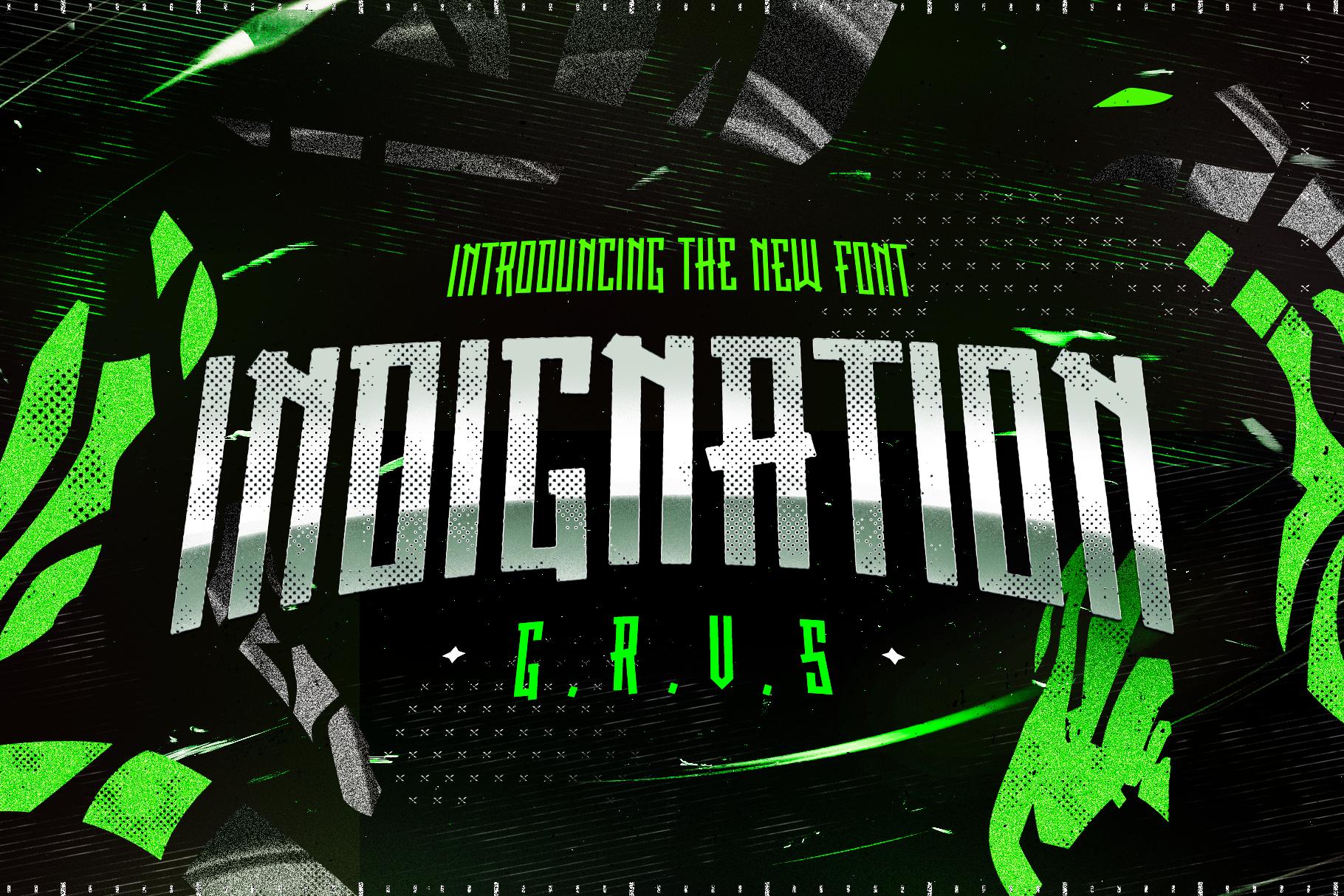 Indignation Font