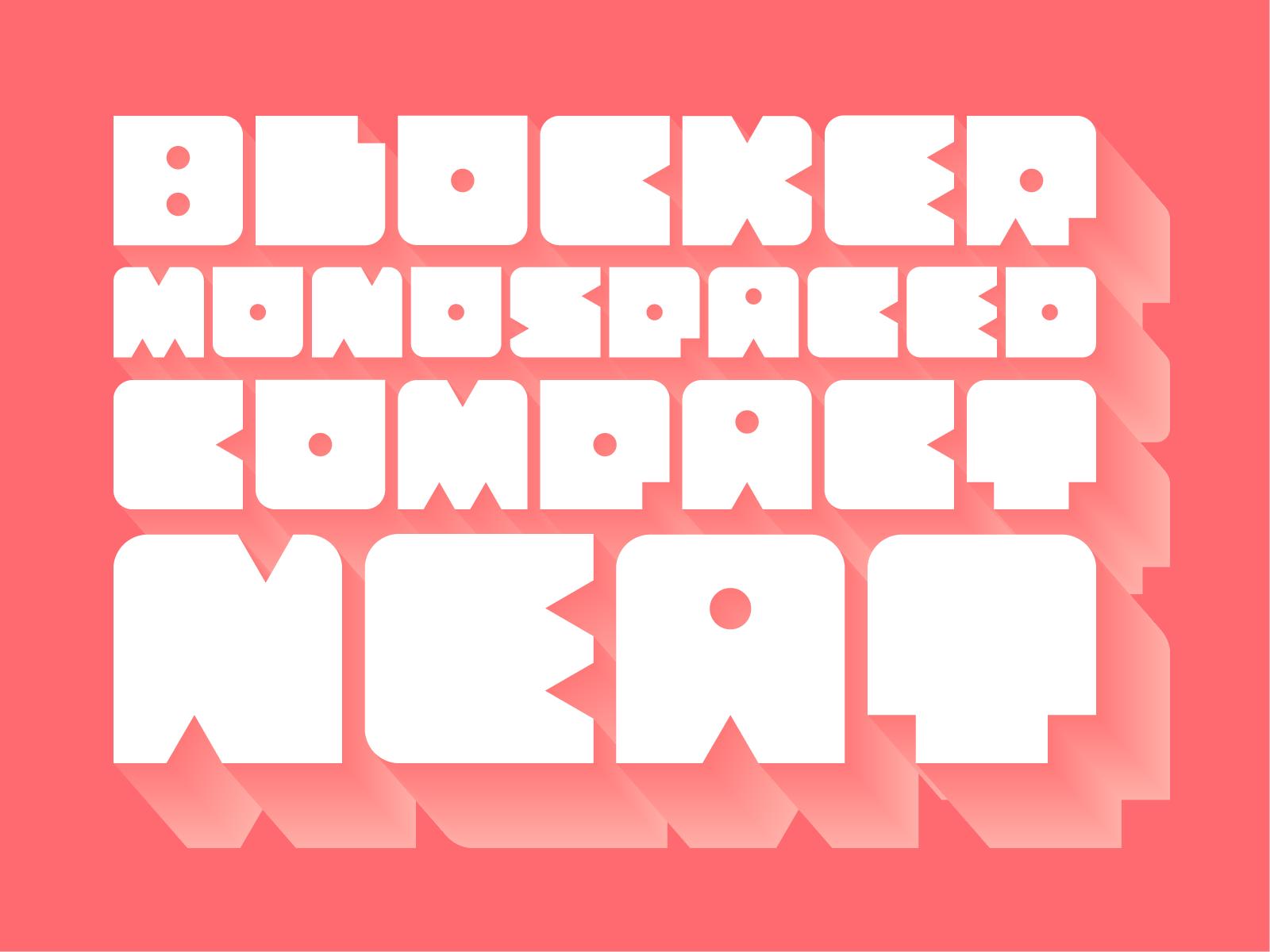 Blocker Font