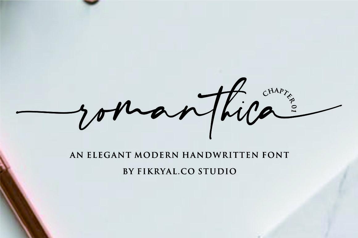 Romanthica Font