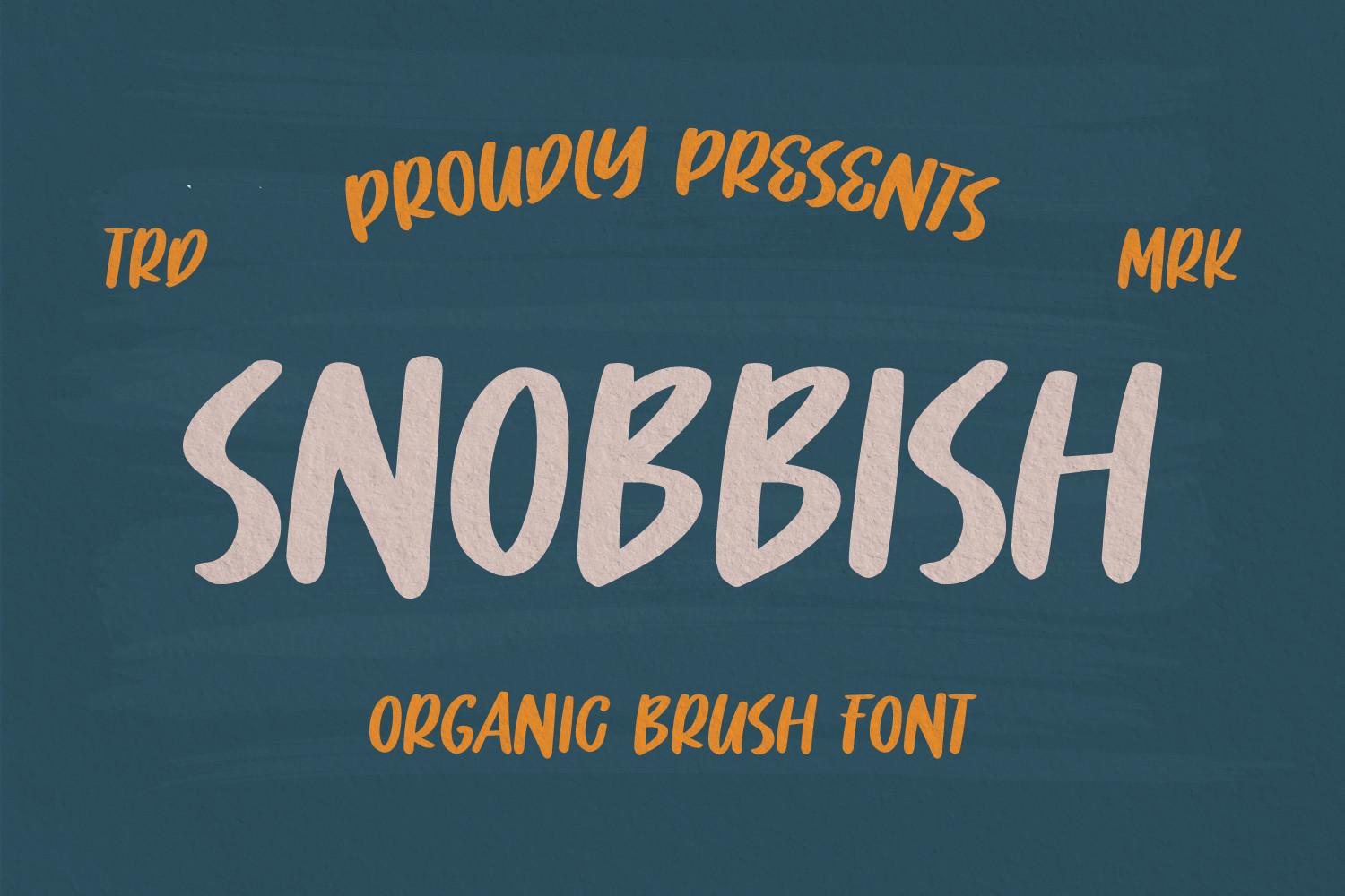 Snobbish Font