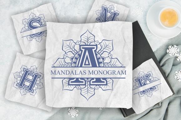 Mandalas Monogram Font