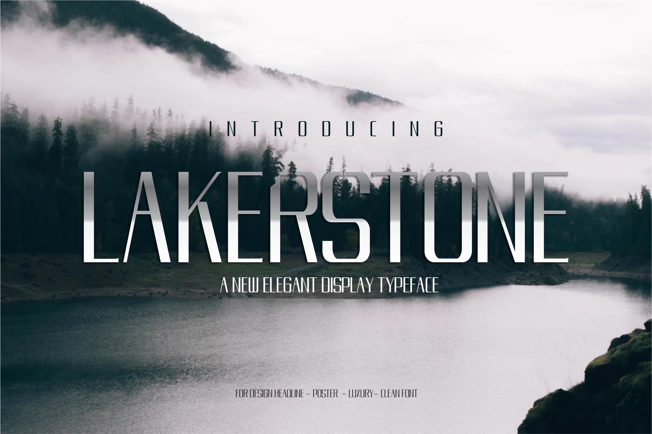 Lakestone Font