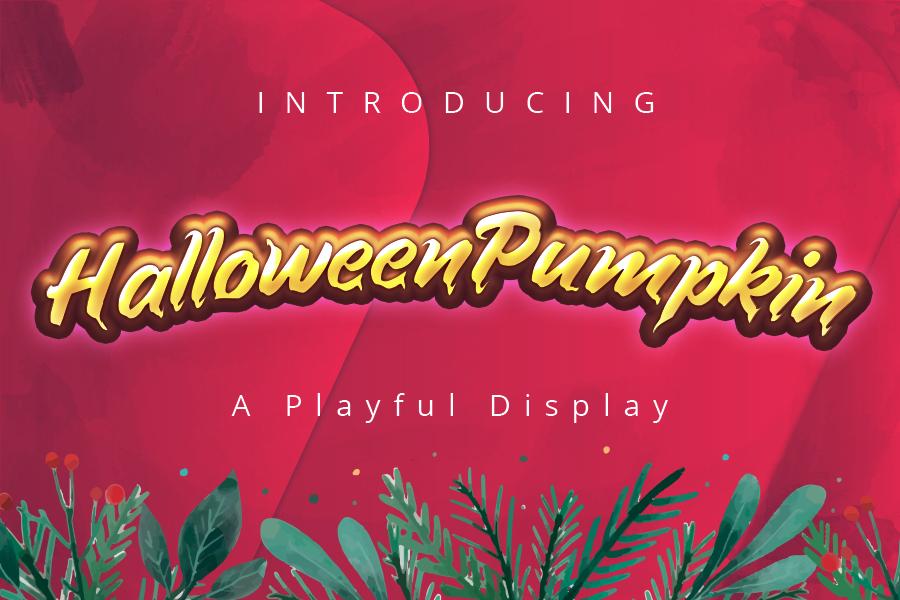 Halloween Pumpkin Font