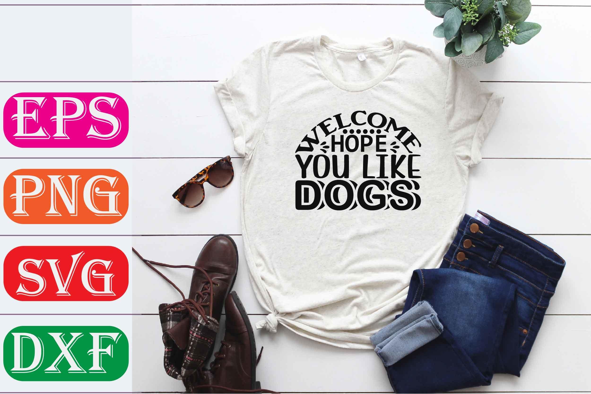 Doormat SVG Design. Welcome Hope You Lik