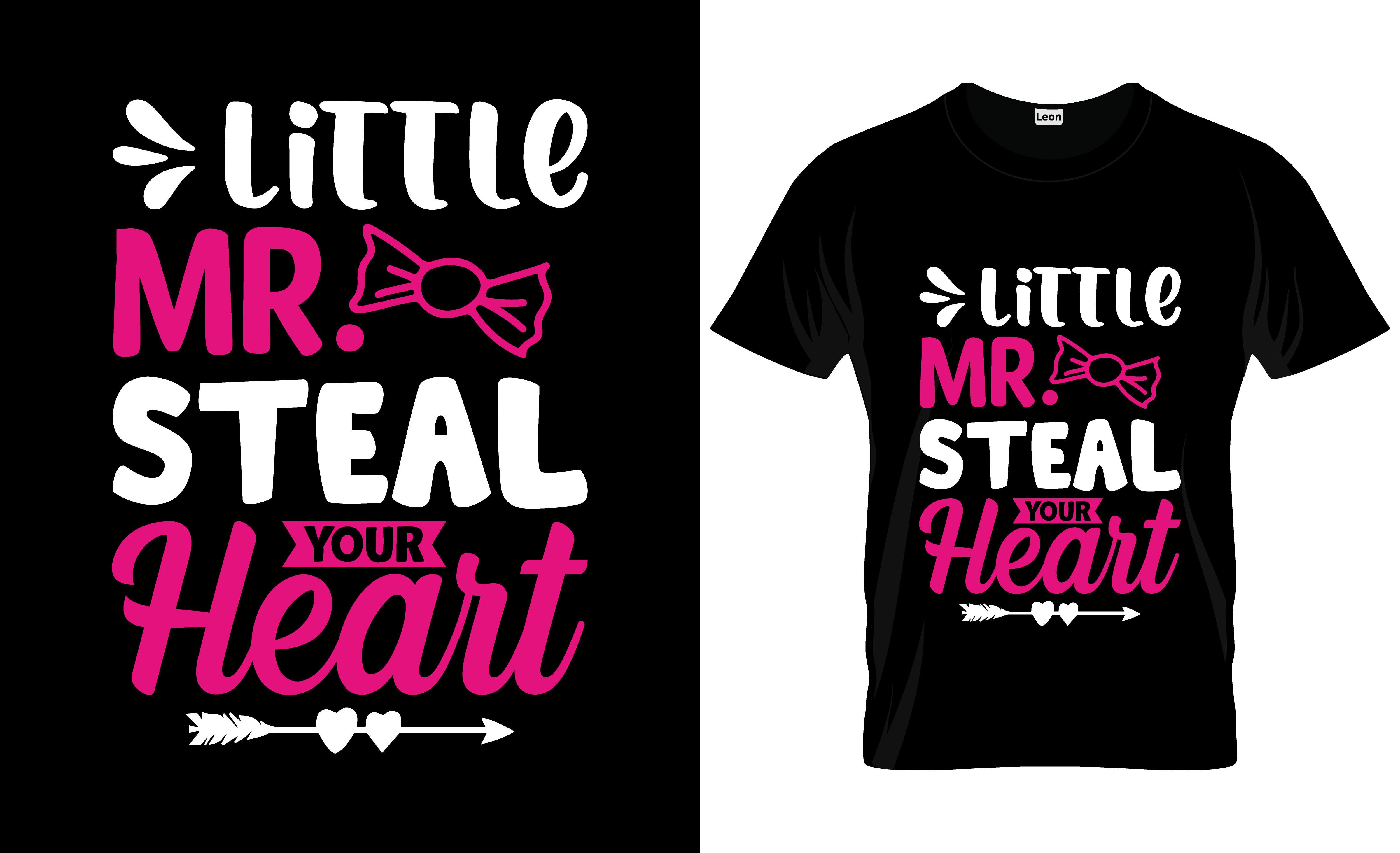 Little Mr.steal Valentine T Shirt
