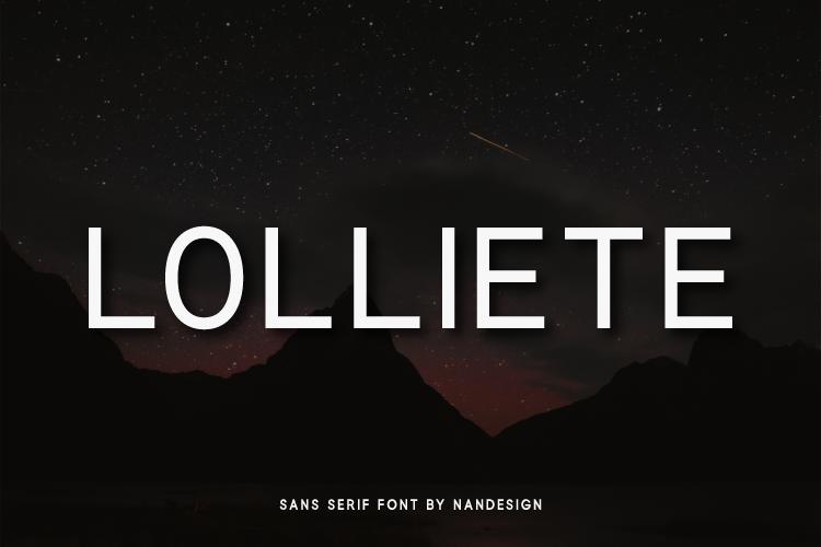 Lolliete Font