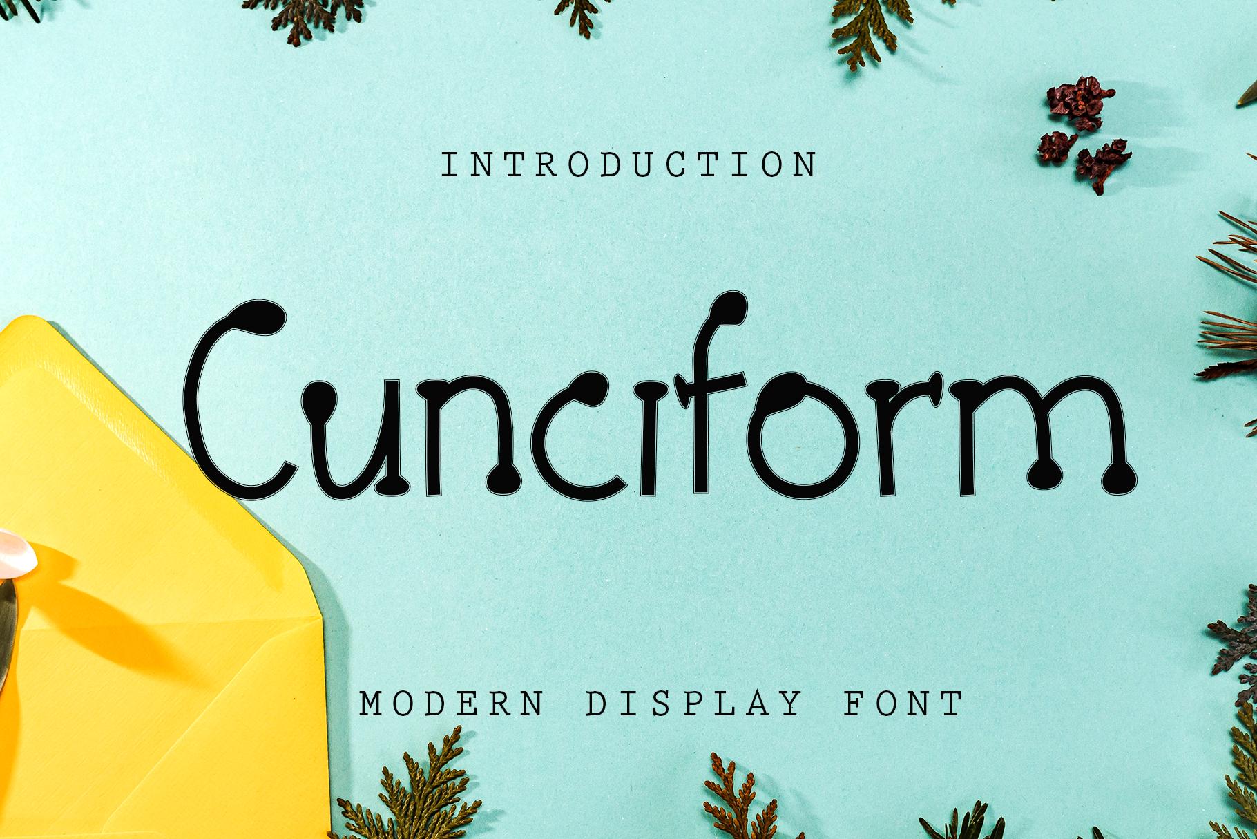 Cunciform Font