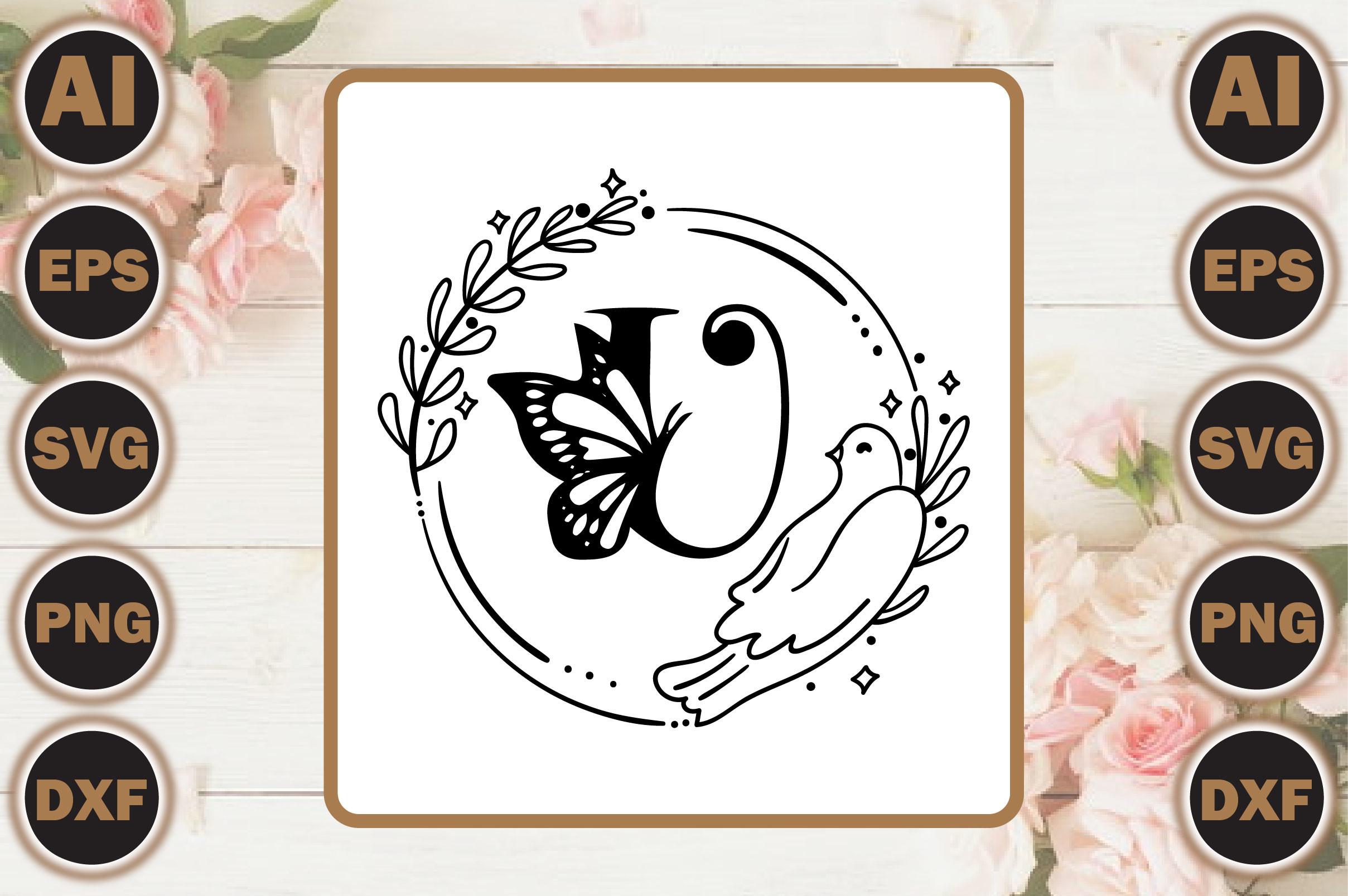 Butterfly Alphabet U