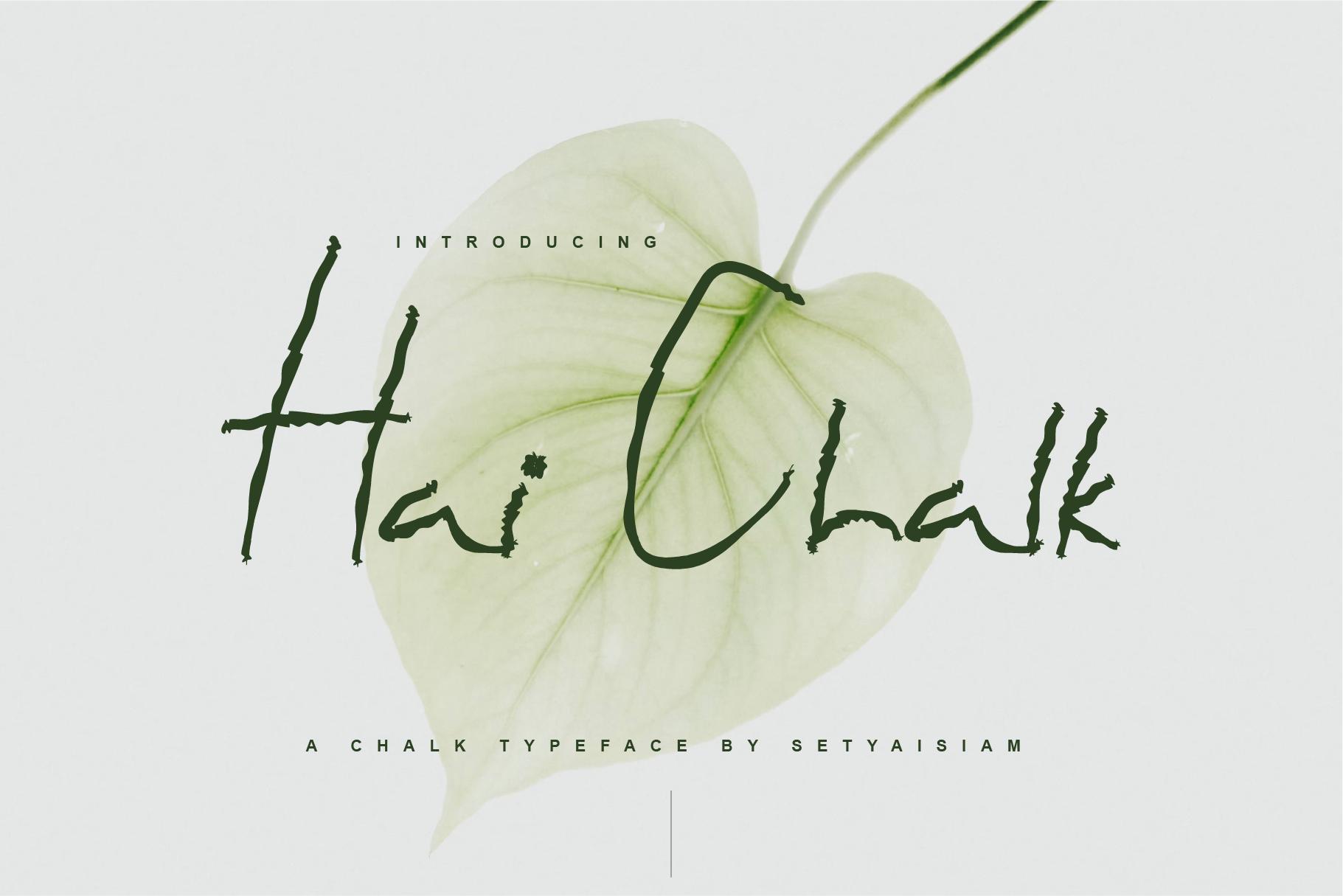 Hai Chalk Font