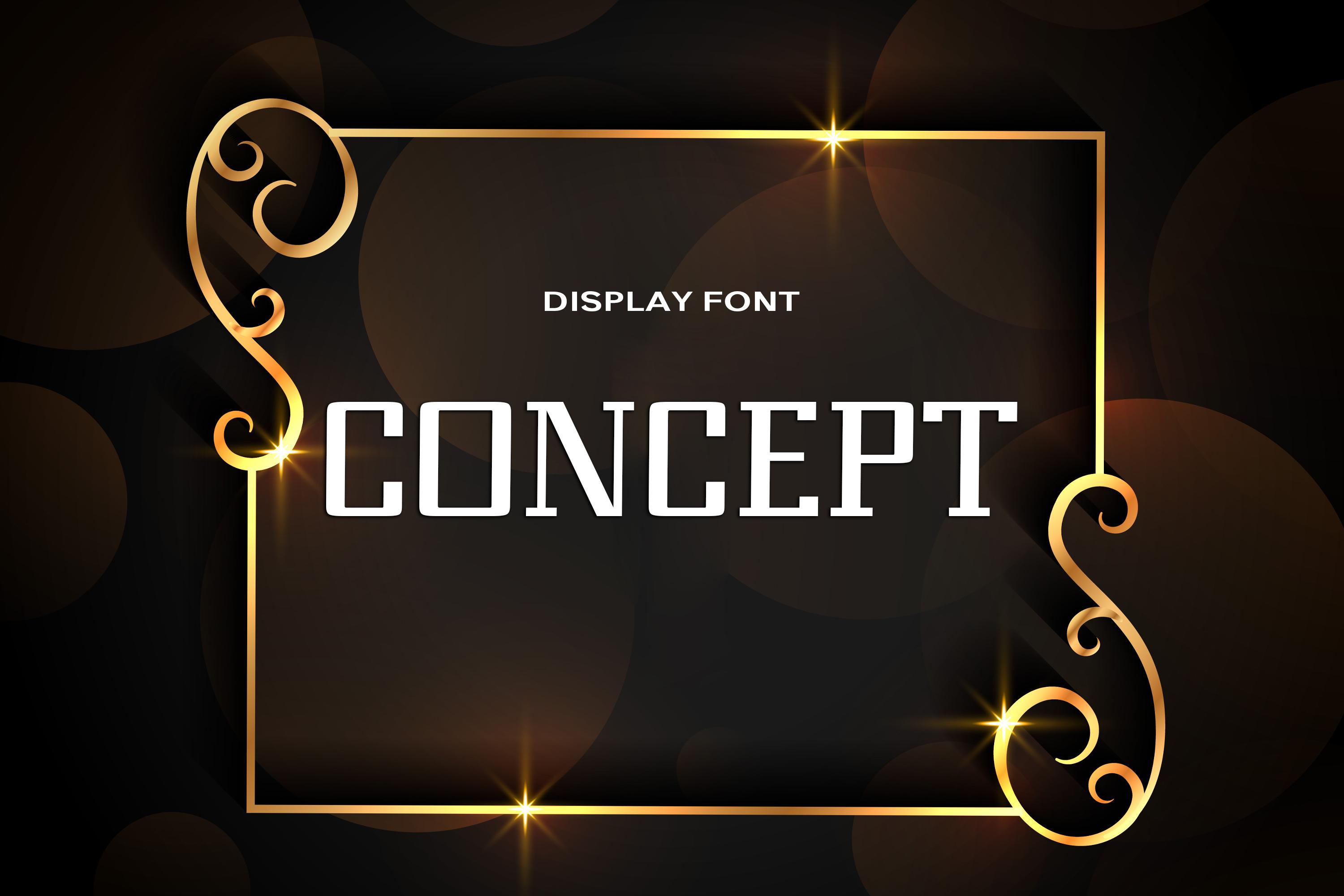 Concept Font