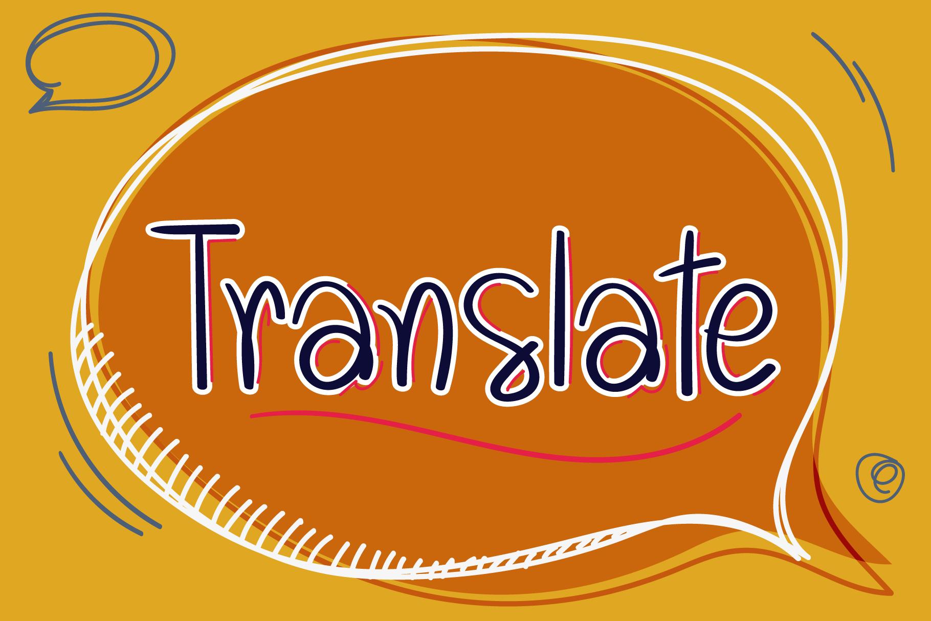 Translate Font