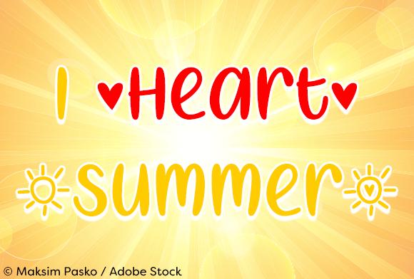I Heart Summer Font