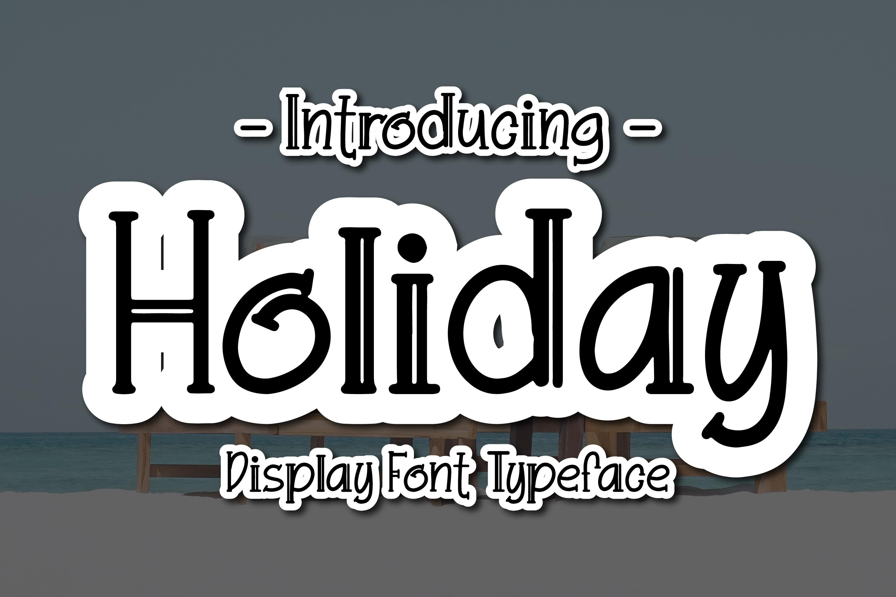 Holiday Font