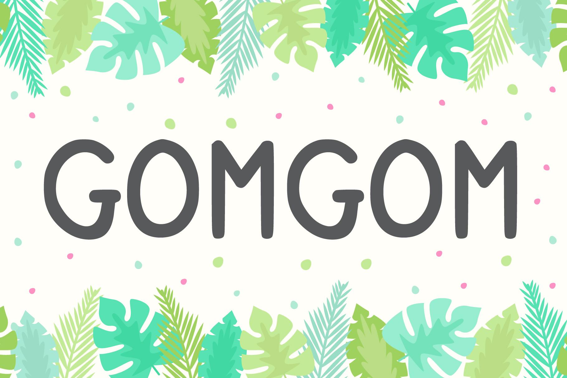 Gomgom Font