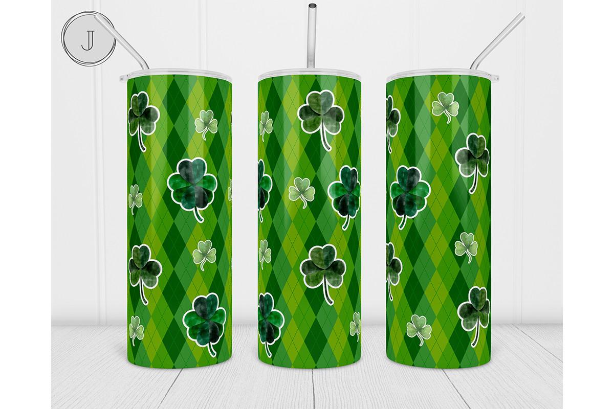 20oz St.Patrick's Day Tumbler Clover