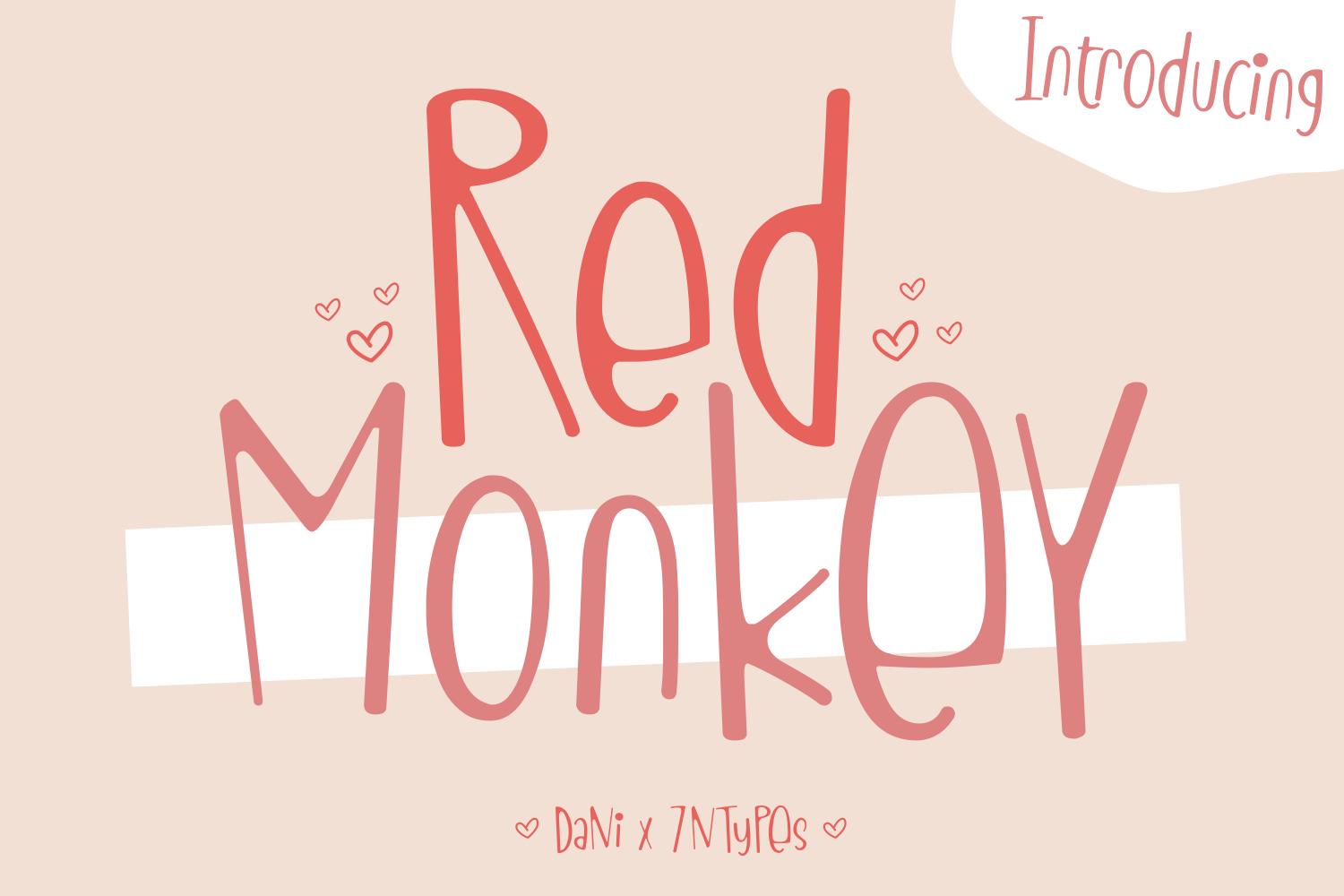 Red Monkey Font