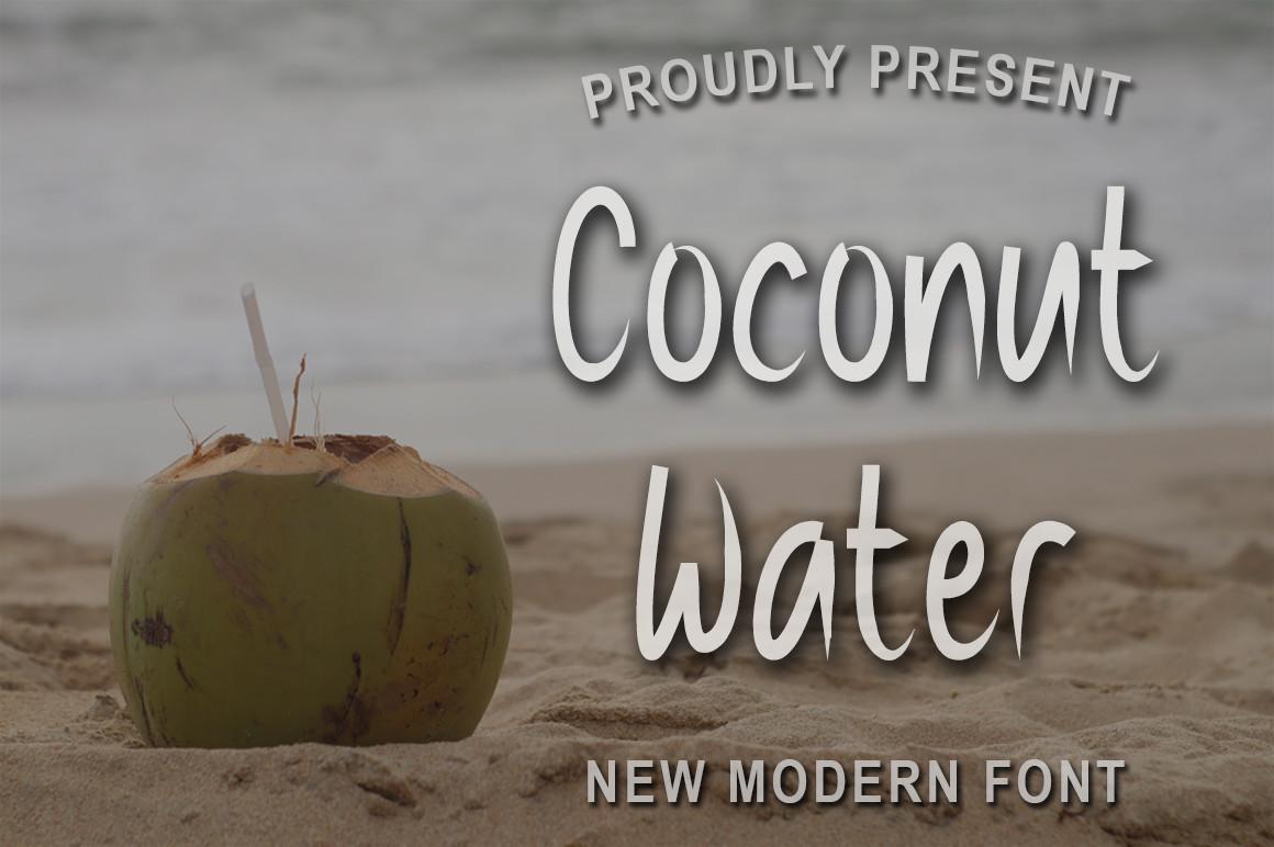 Coconut Water Font