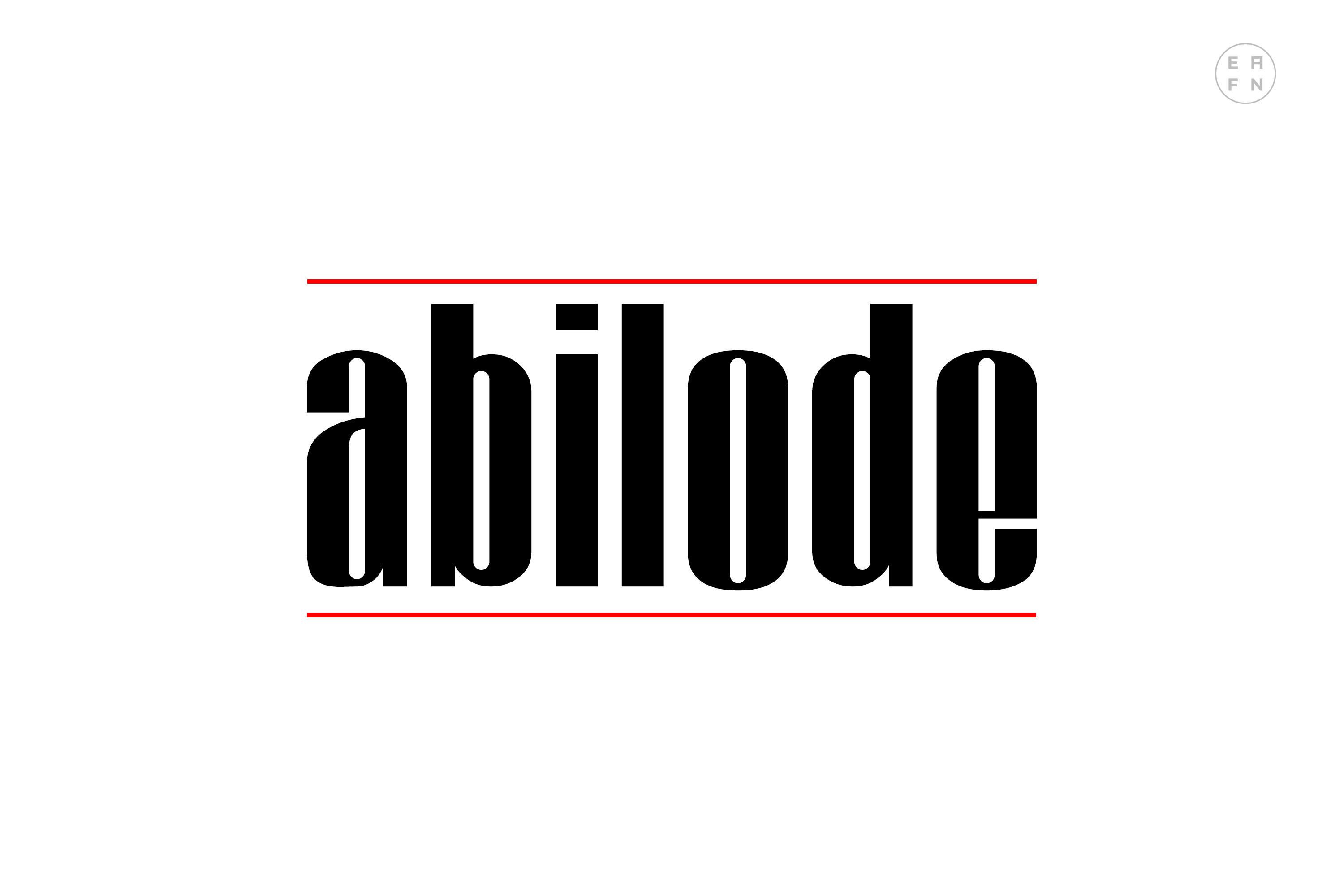 Abilode Font