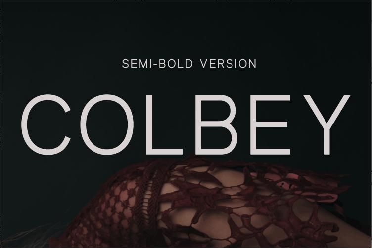 Colbey Semi-Bold Font