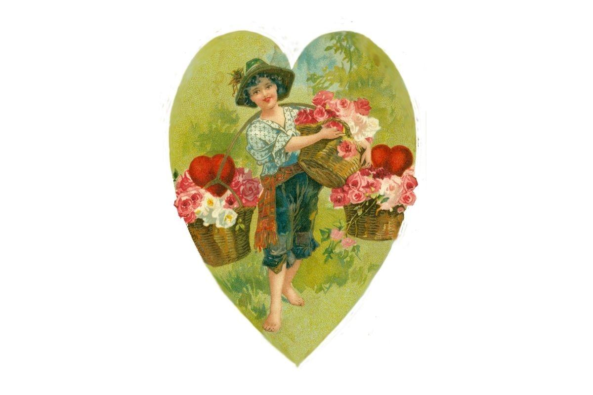 Vintage Valentine Clipart PNG