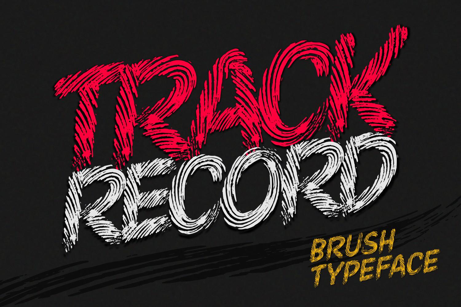 Track Record Font