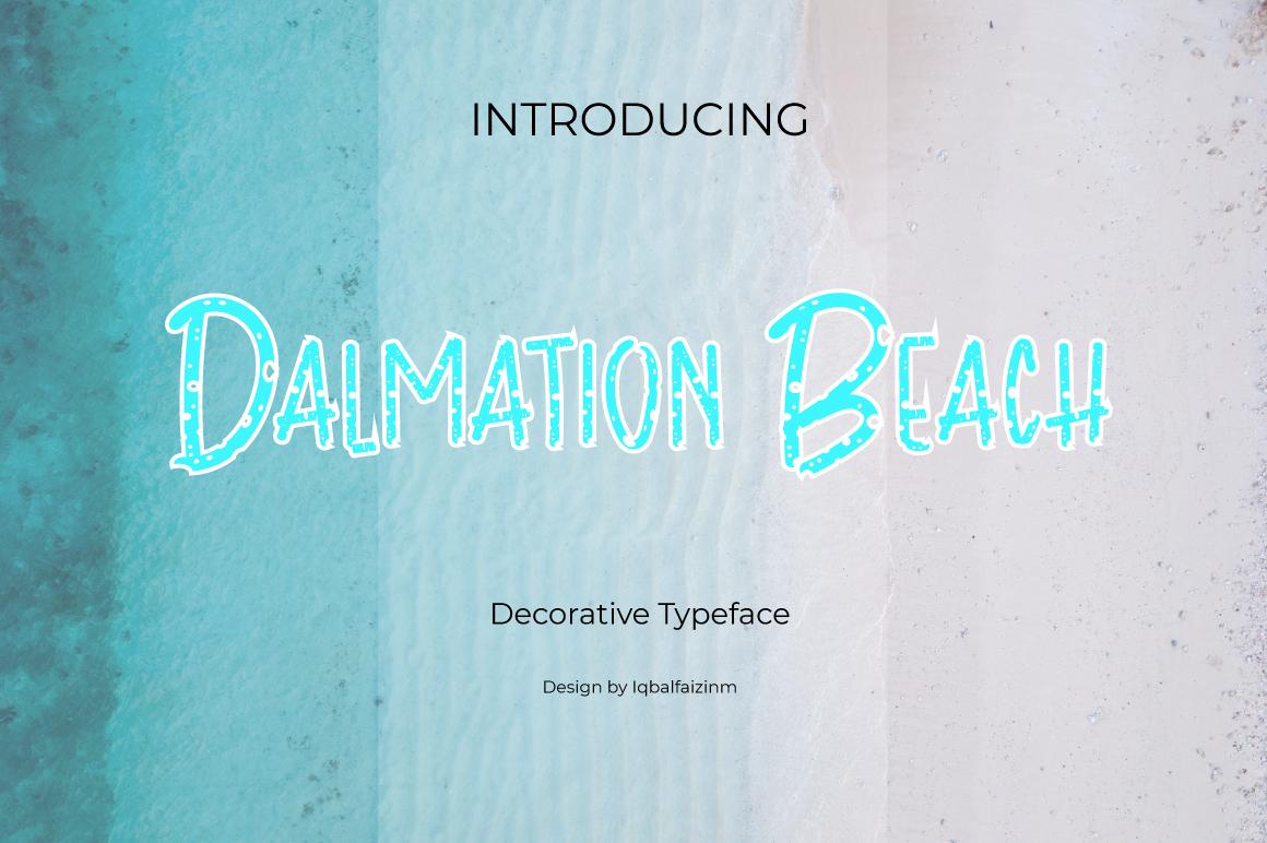 Dalmation Beach Font