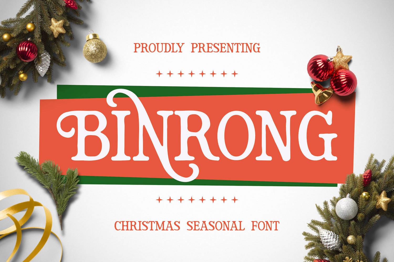 Binrong Font