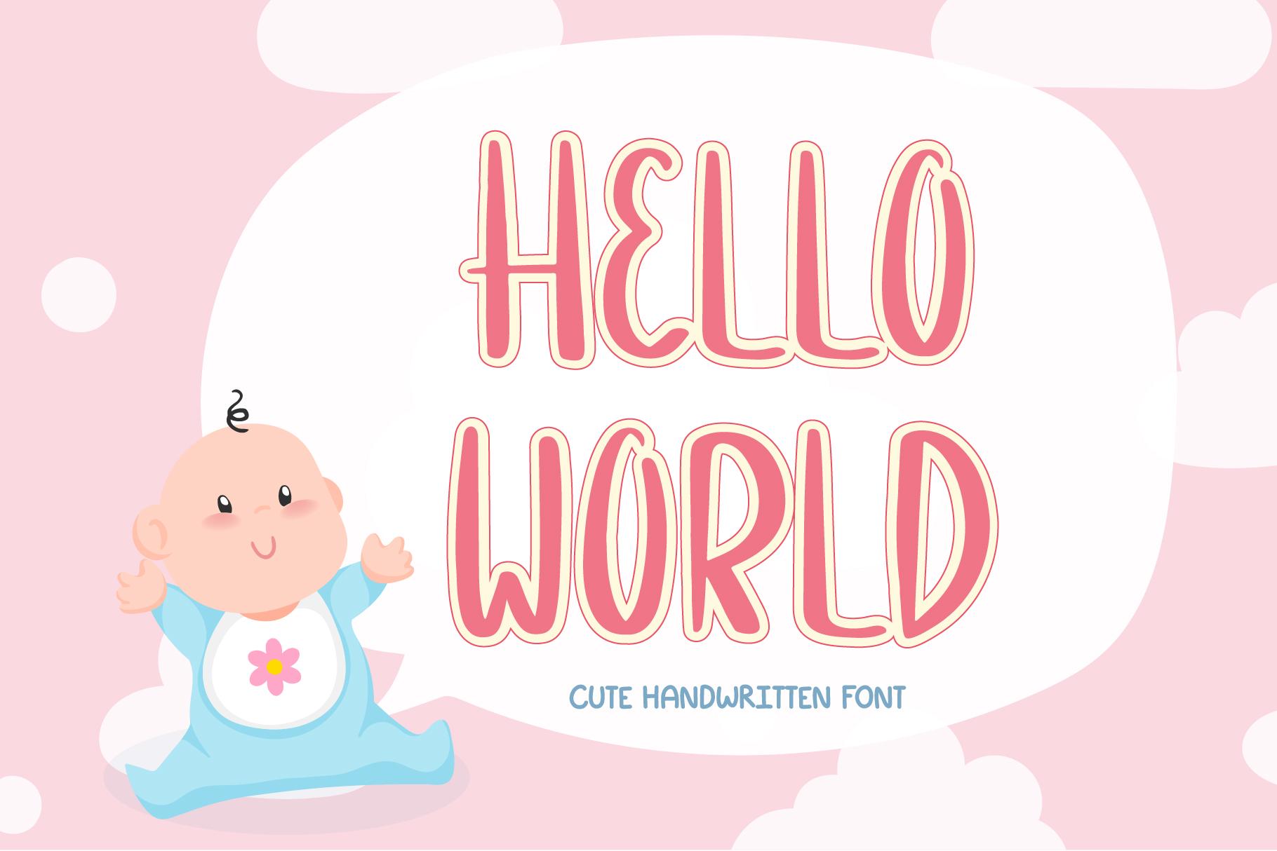 Hello World Font