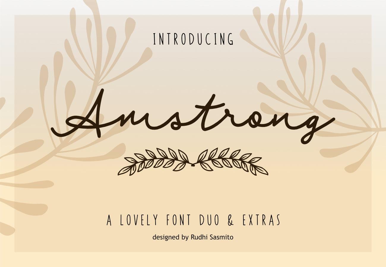 Amstrong Duo Font