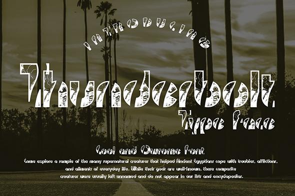 Thunderbolt Font