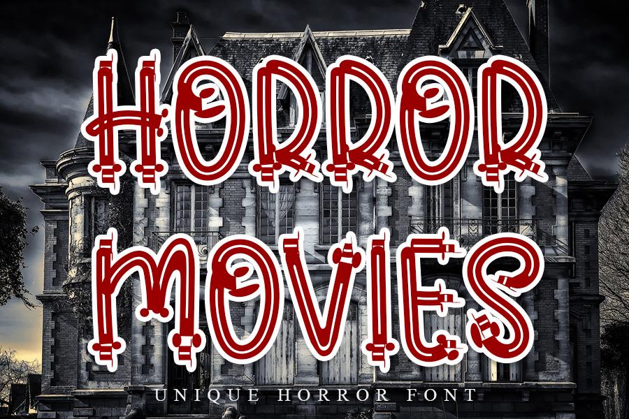 Horror Movies Font