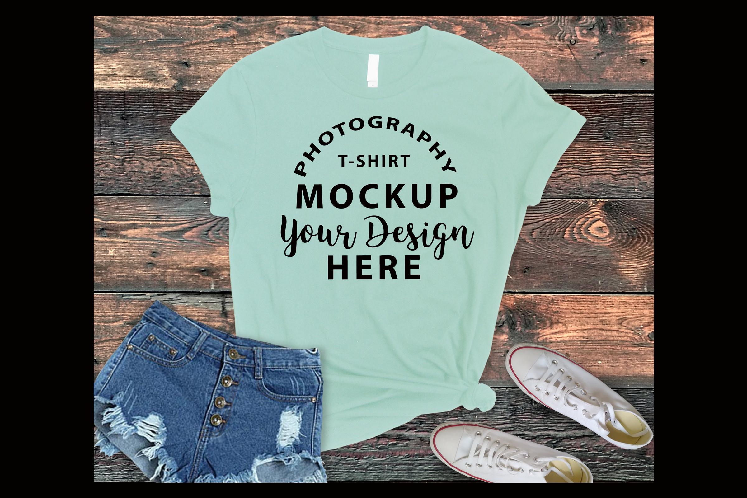 Bella Canvas 3001 Mockup Mint
