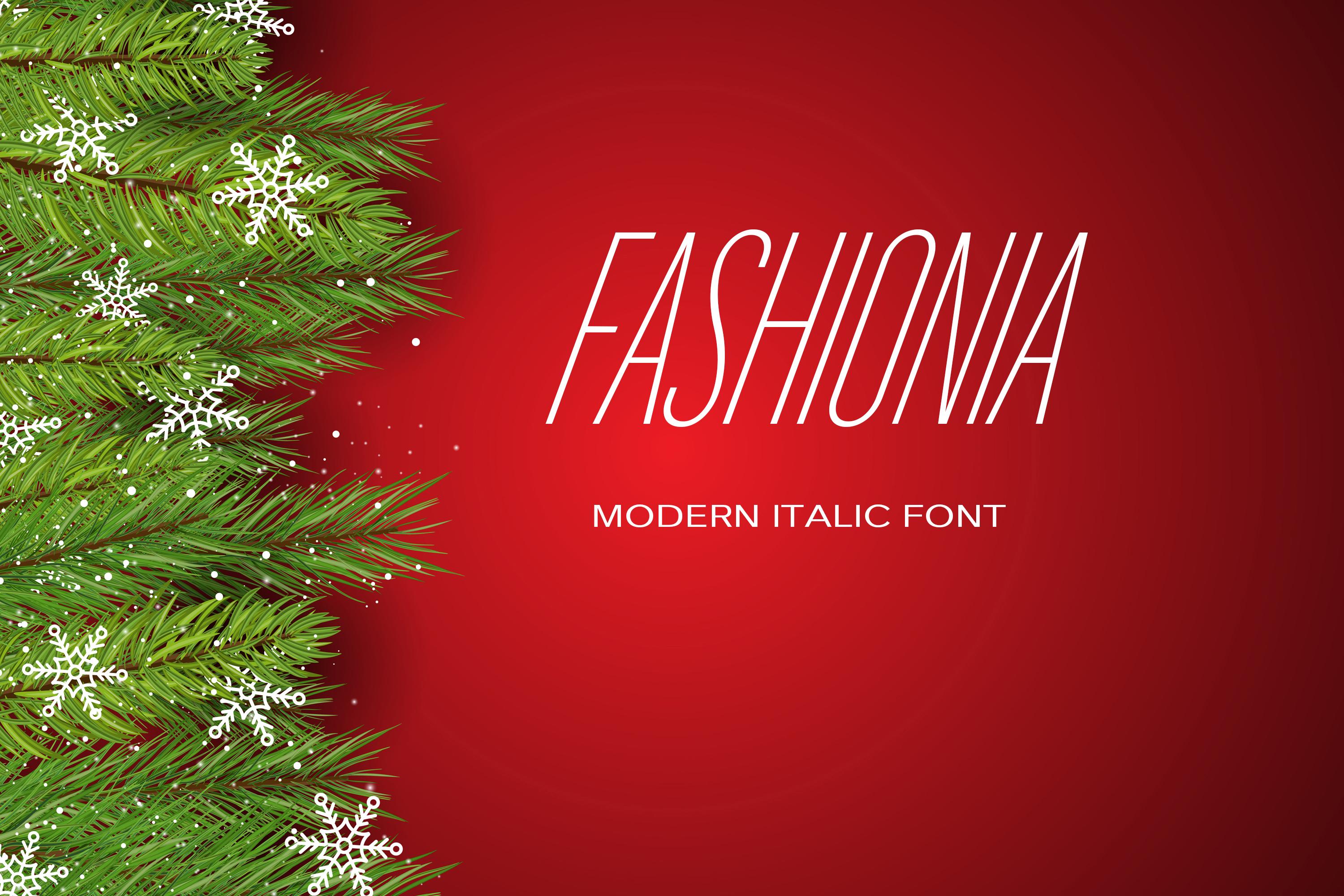 Fashionia Font