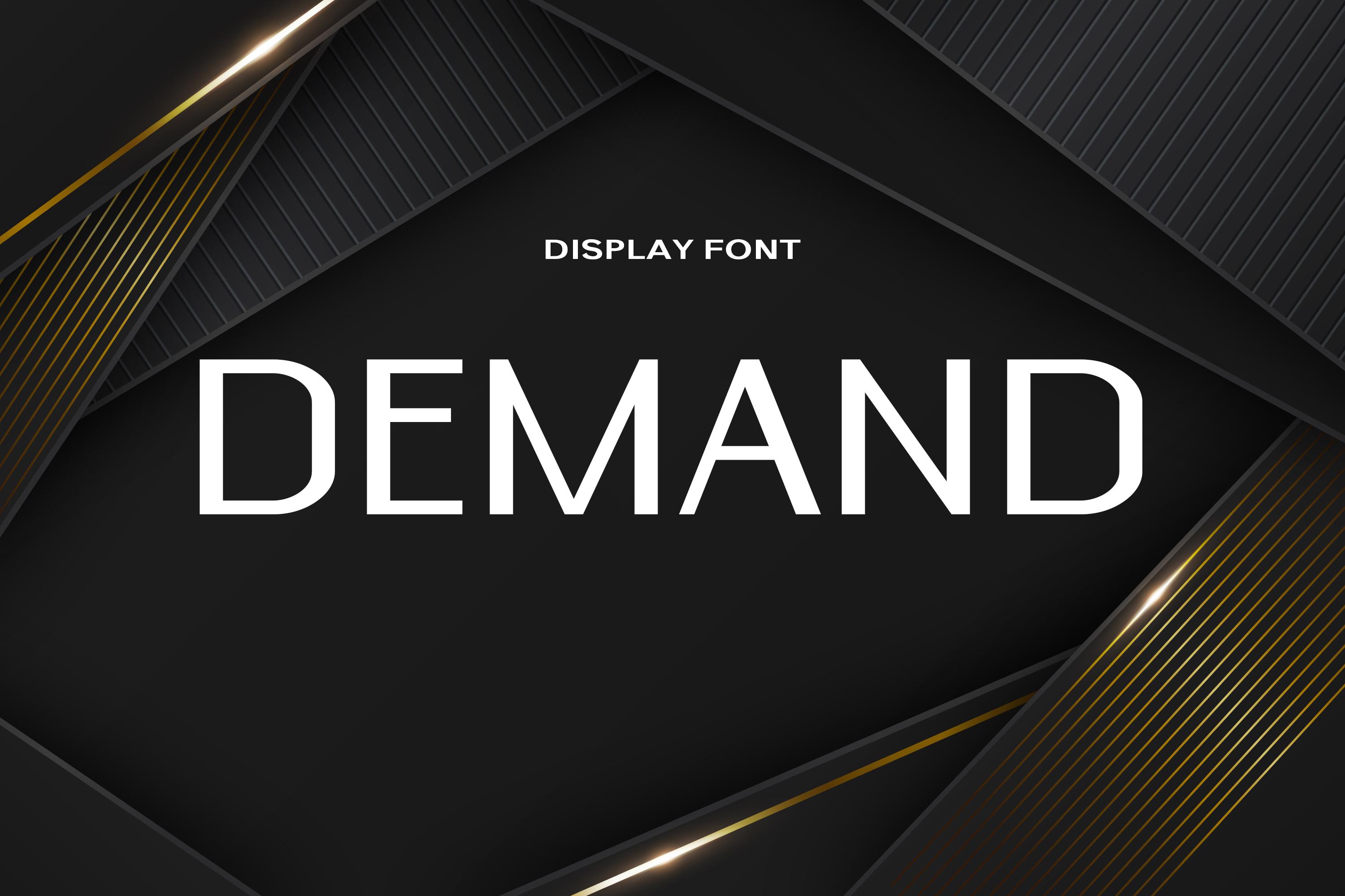 Demand Font