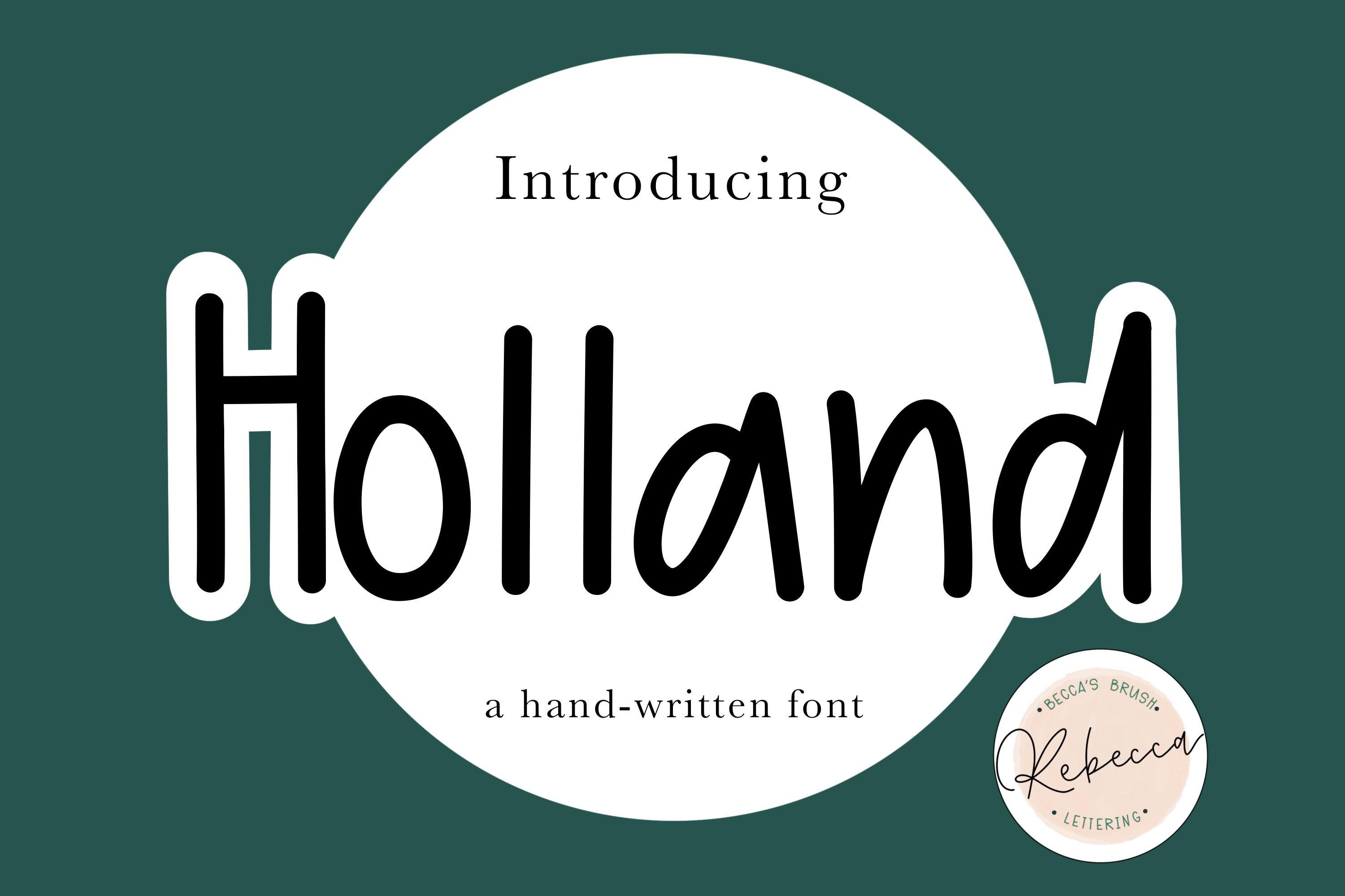 Holland Font