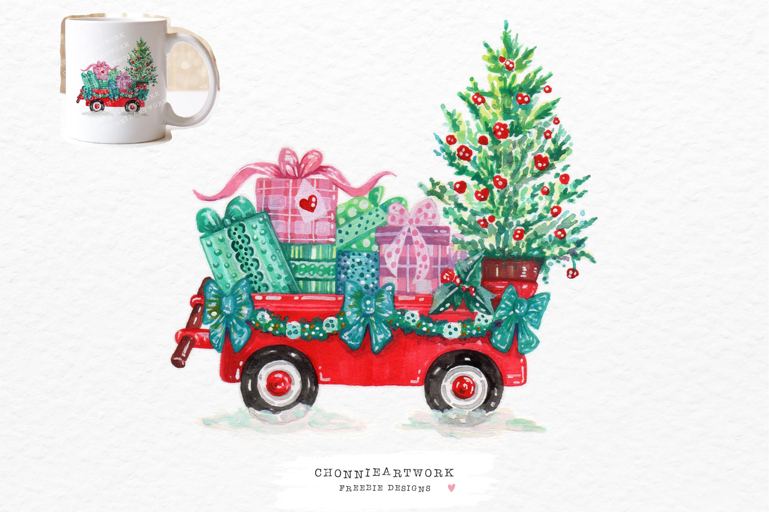 Christmas Gift Box and Tree