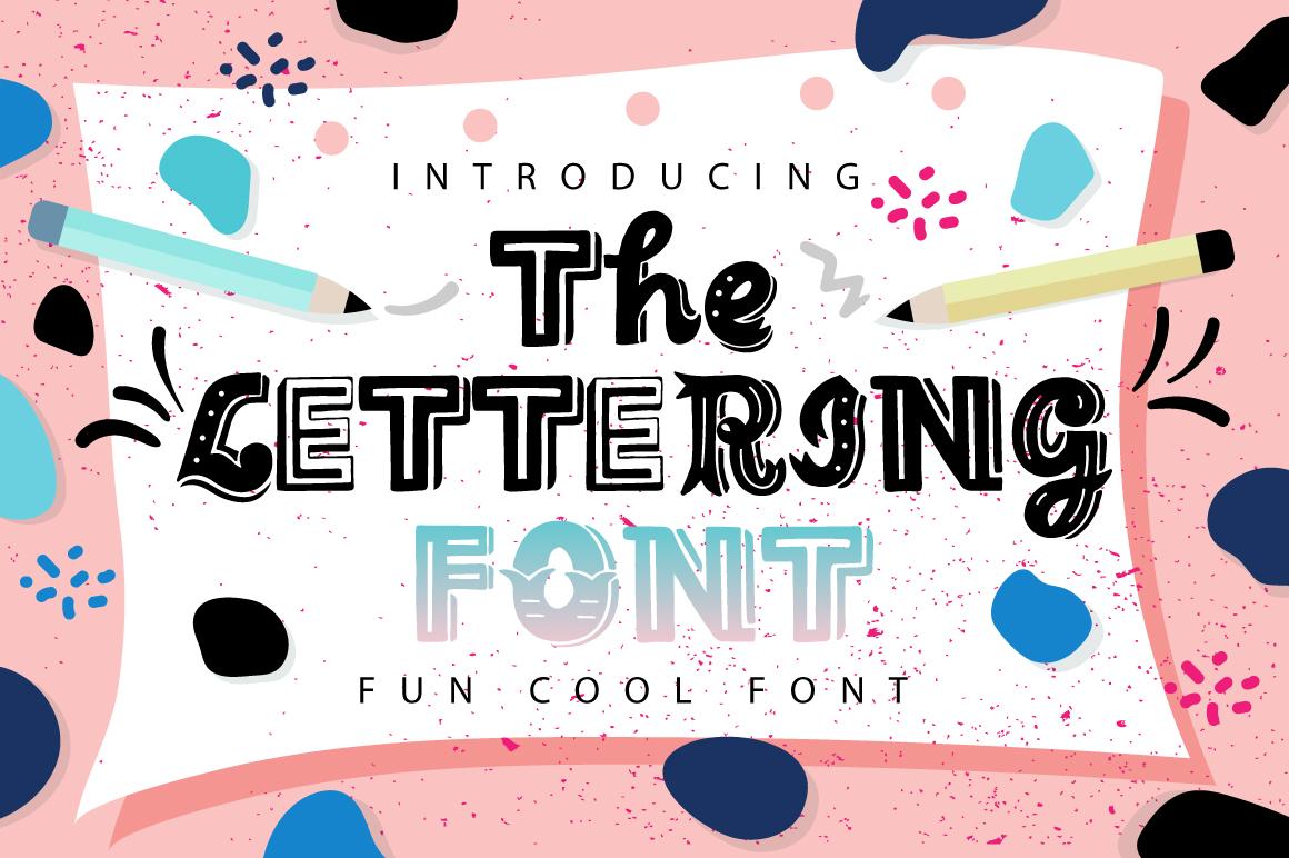 The Lettering Font