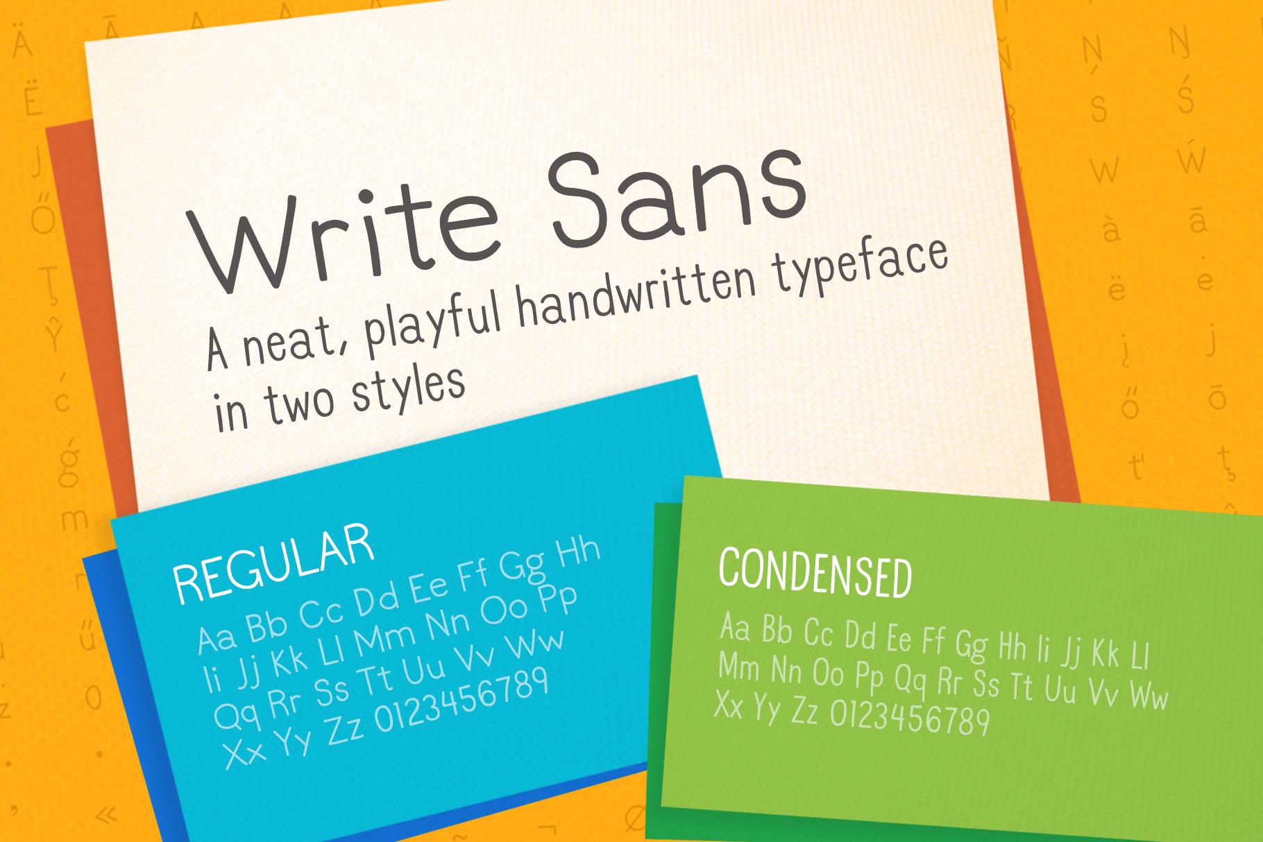Write Sans Font