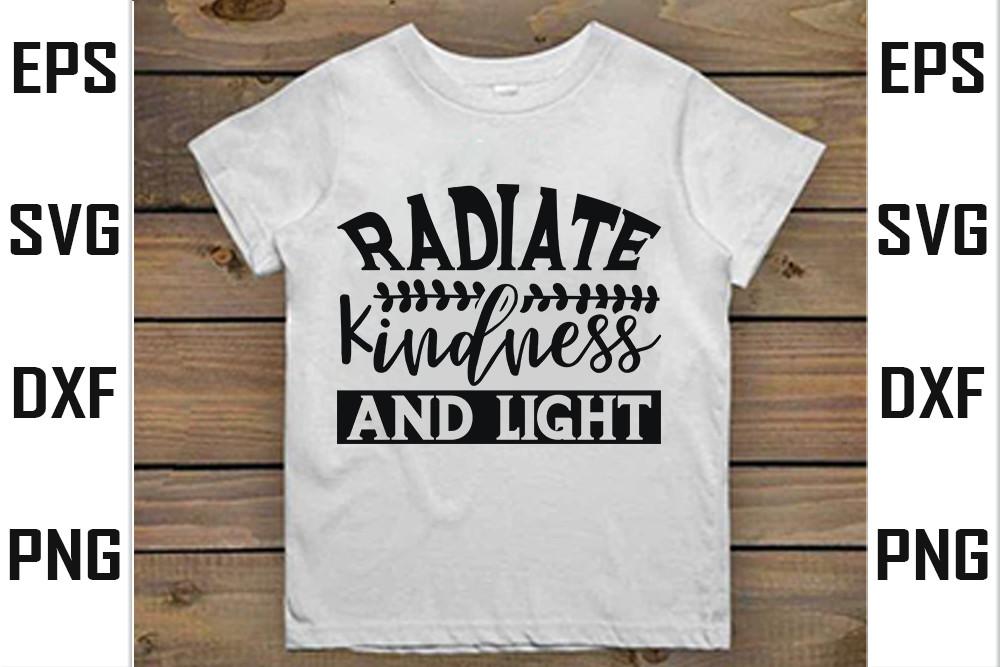 Tote Bag  Svg Design,  Radiate Kindness