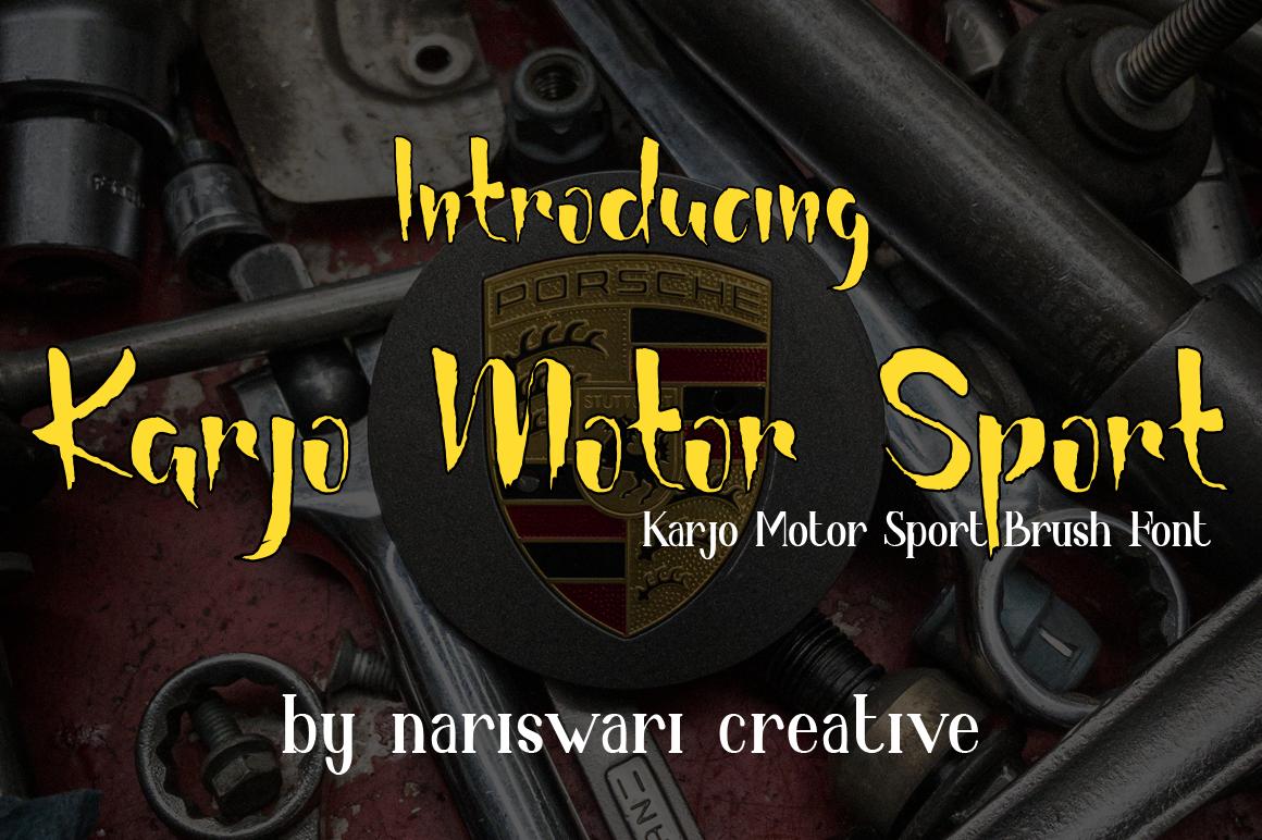 Karjo Motor Sport Font